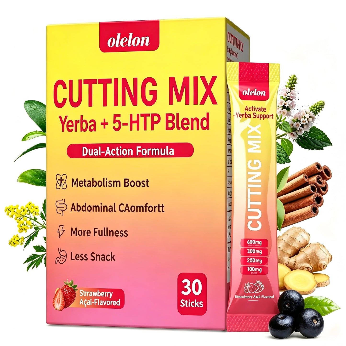 OLELON Cutting Mix Drink Powder 6-Count