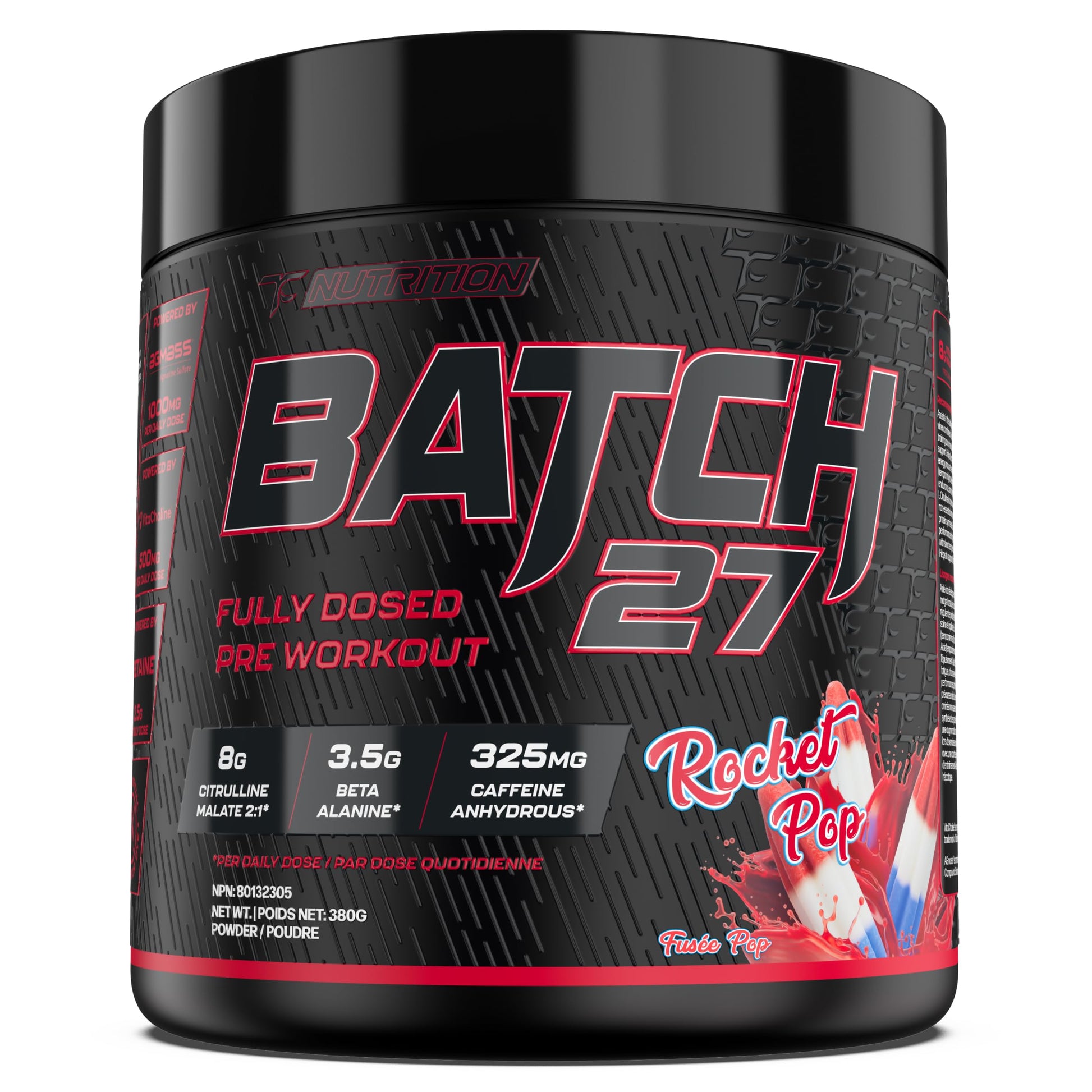 TC Nutrition Batch 27 Pre Workout Powder 13.4 oz