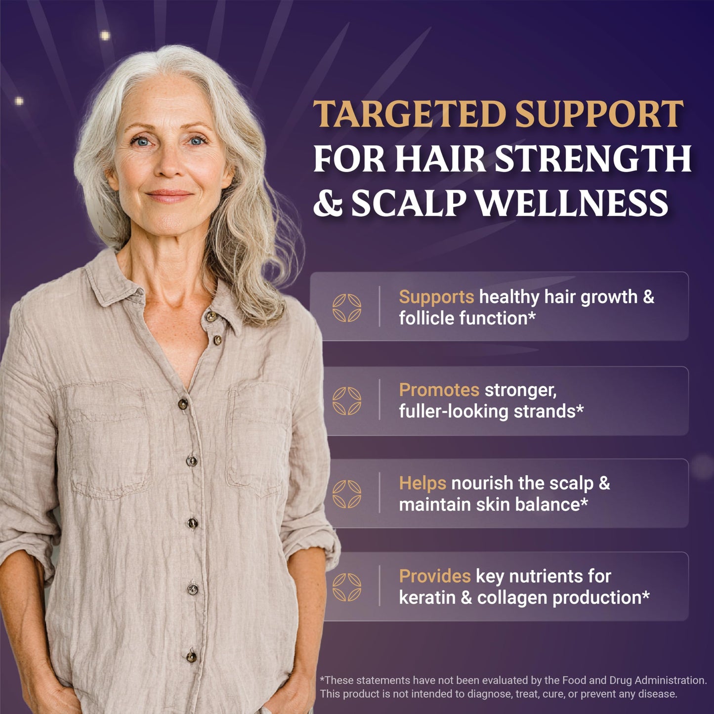 EVERFAITH Hair Formula Plus Hair Growth Vitamins Capsules 60 Count