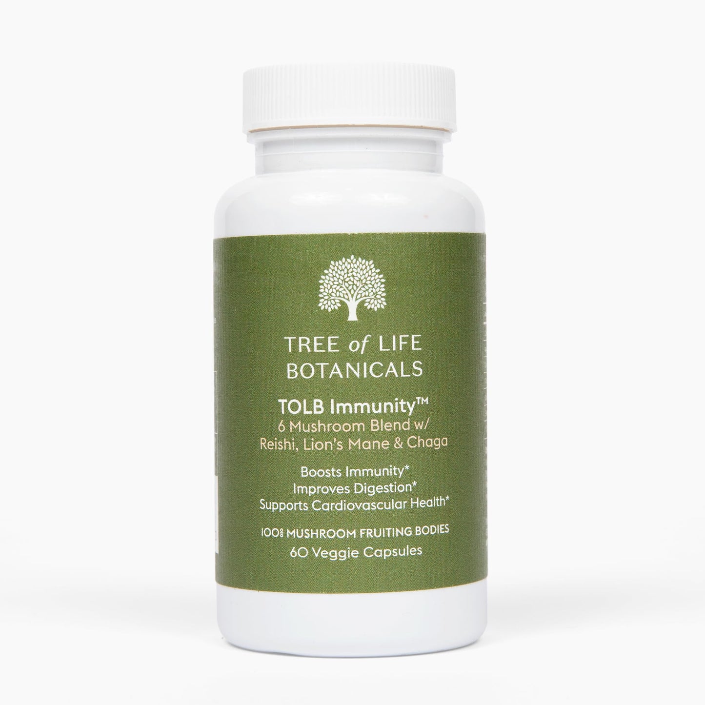 Tree of Life Botanicals Immunity Mushroom Complex 60 Capsules