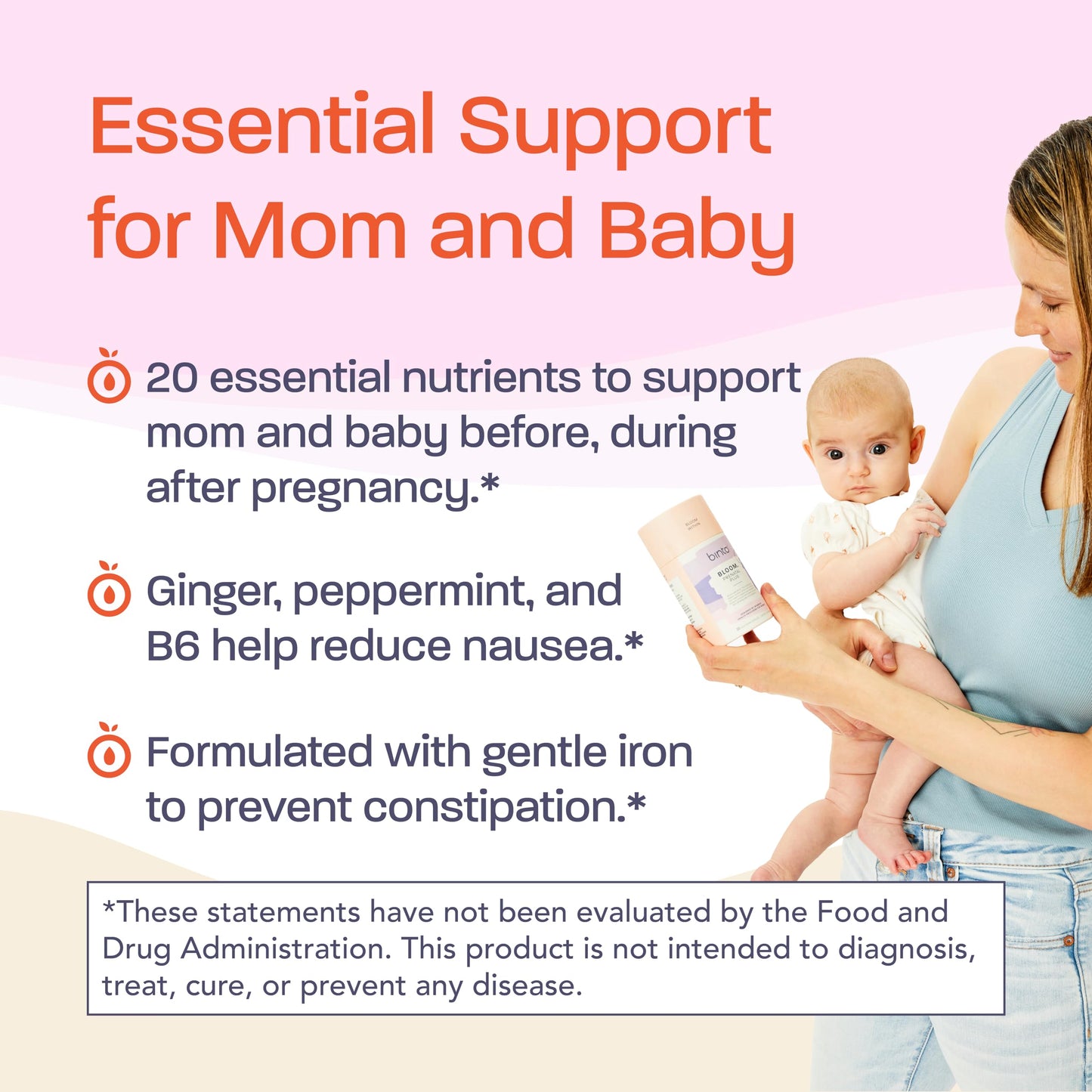 Binto Bloom Prenatal Supplements Capsule, 60 Count