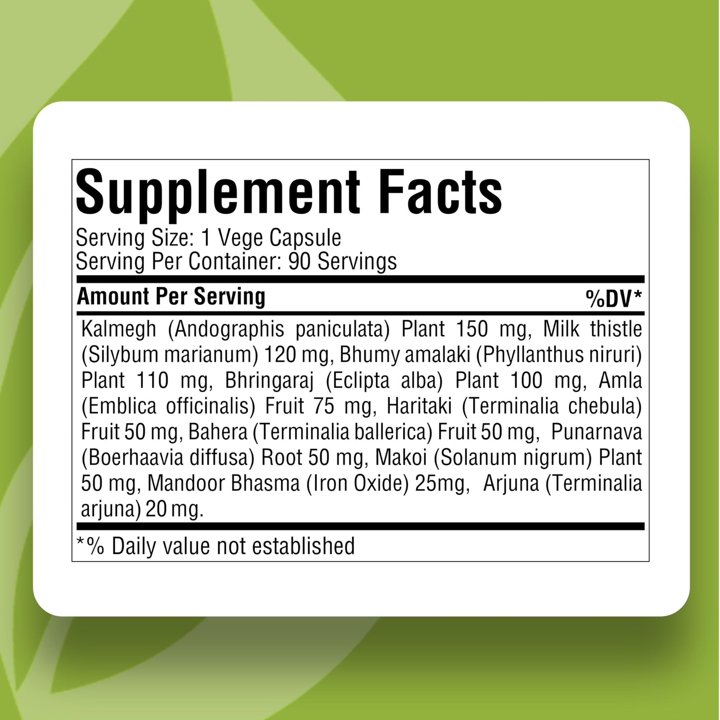 Herbsforever Liver Forte Capsules 90 Count