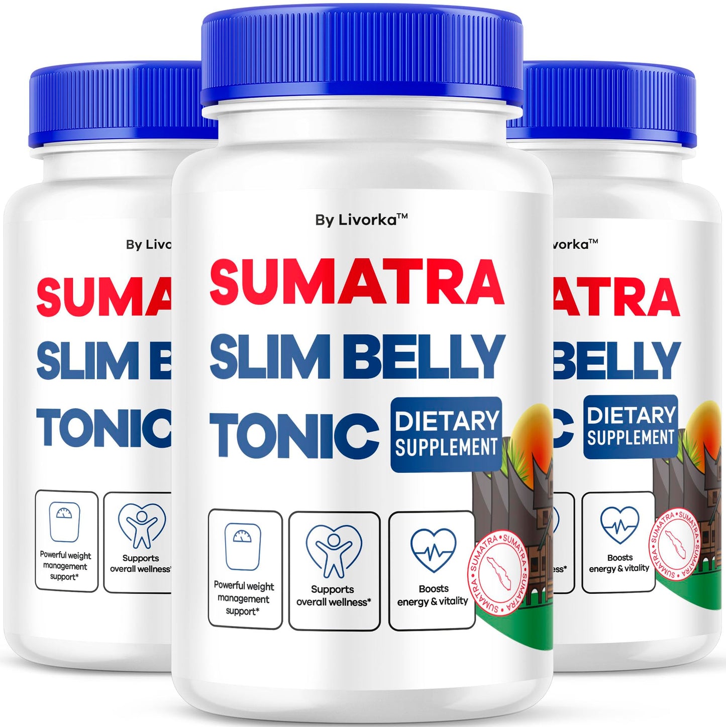 LIVORKA Sumatra Slim Belly Tonic Capsules 190 Capsules