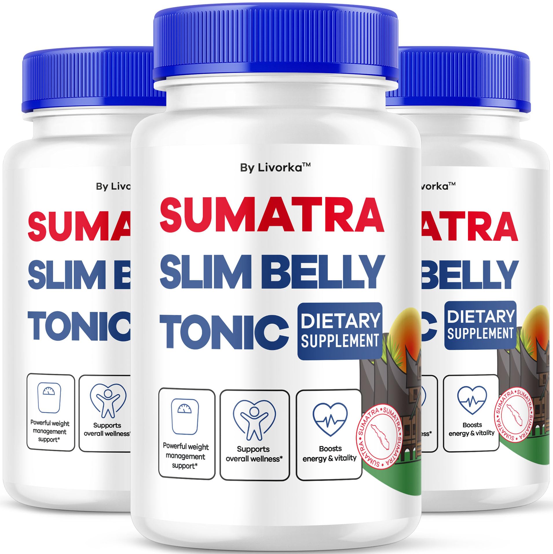LIVORKA Sumatra Slim Belly Tonic Capsules 190 Capsules