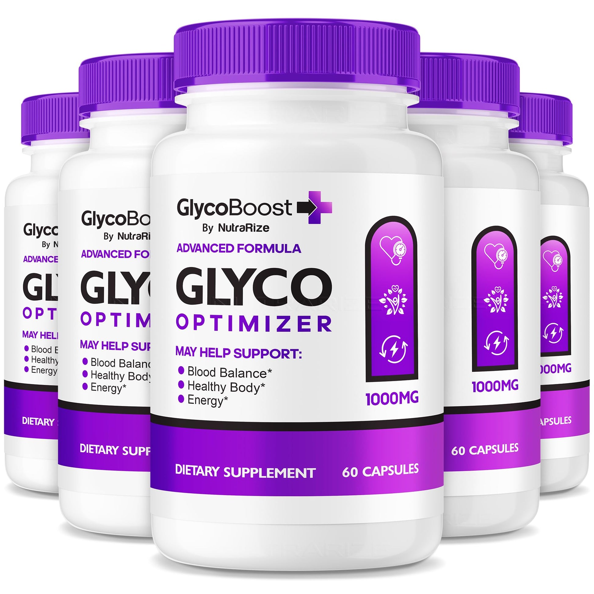 NutraRize GlycoBoost Blood Support Formula 300 Capsules