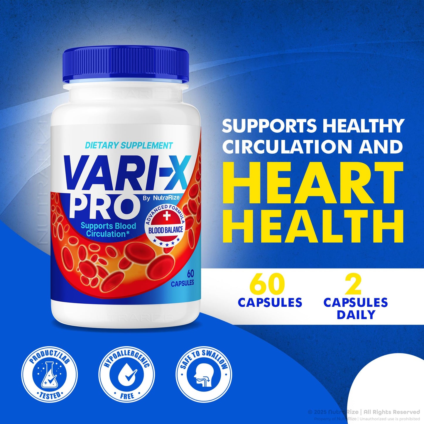 NutraRize Vari-X Pro Capsules, 300 Capsules
