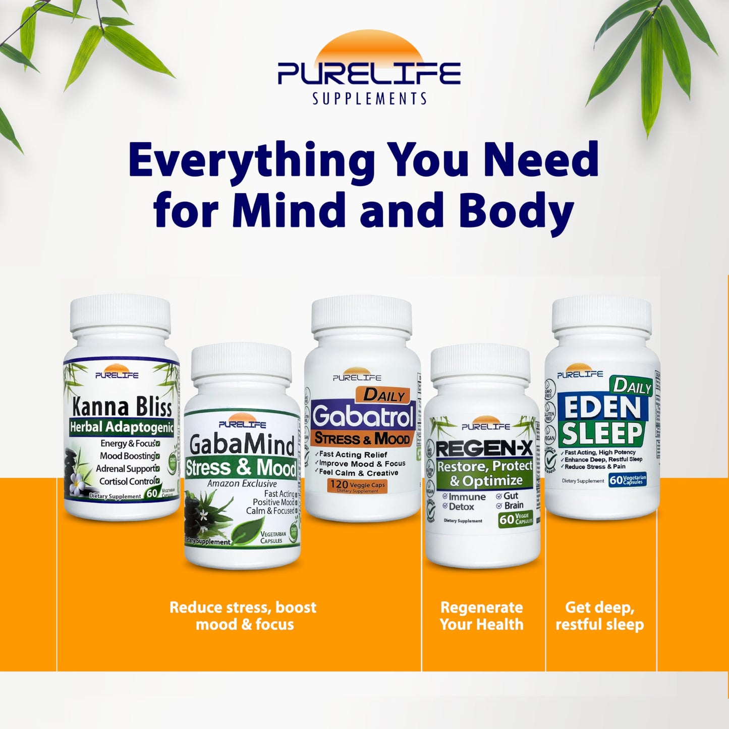 PureLife Supplements Eden Daily Sleep 60 Capsules