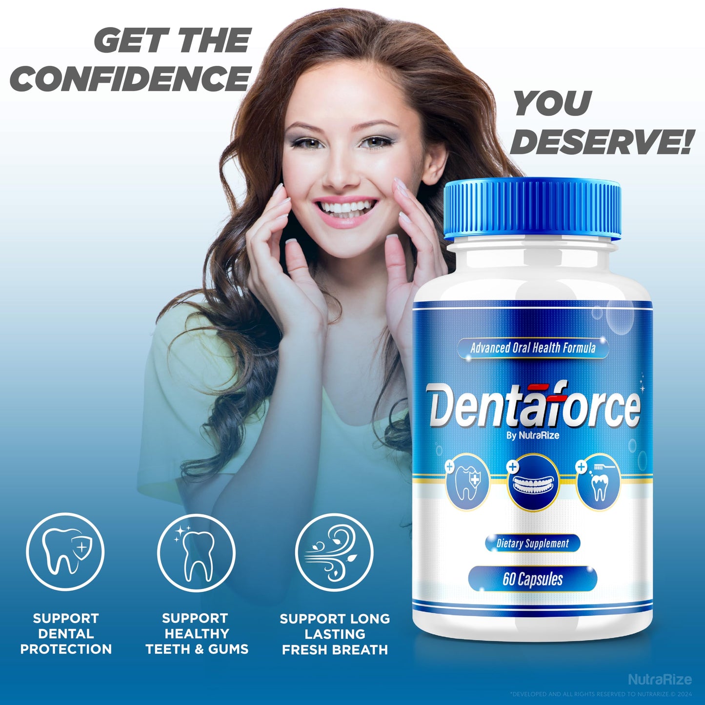 NutraRize Dentaforce Capsules, 300 Capsules