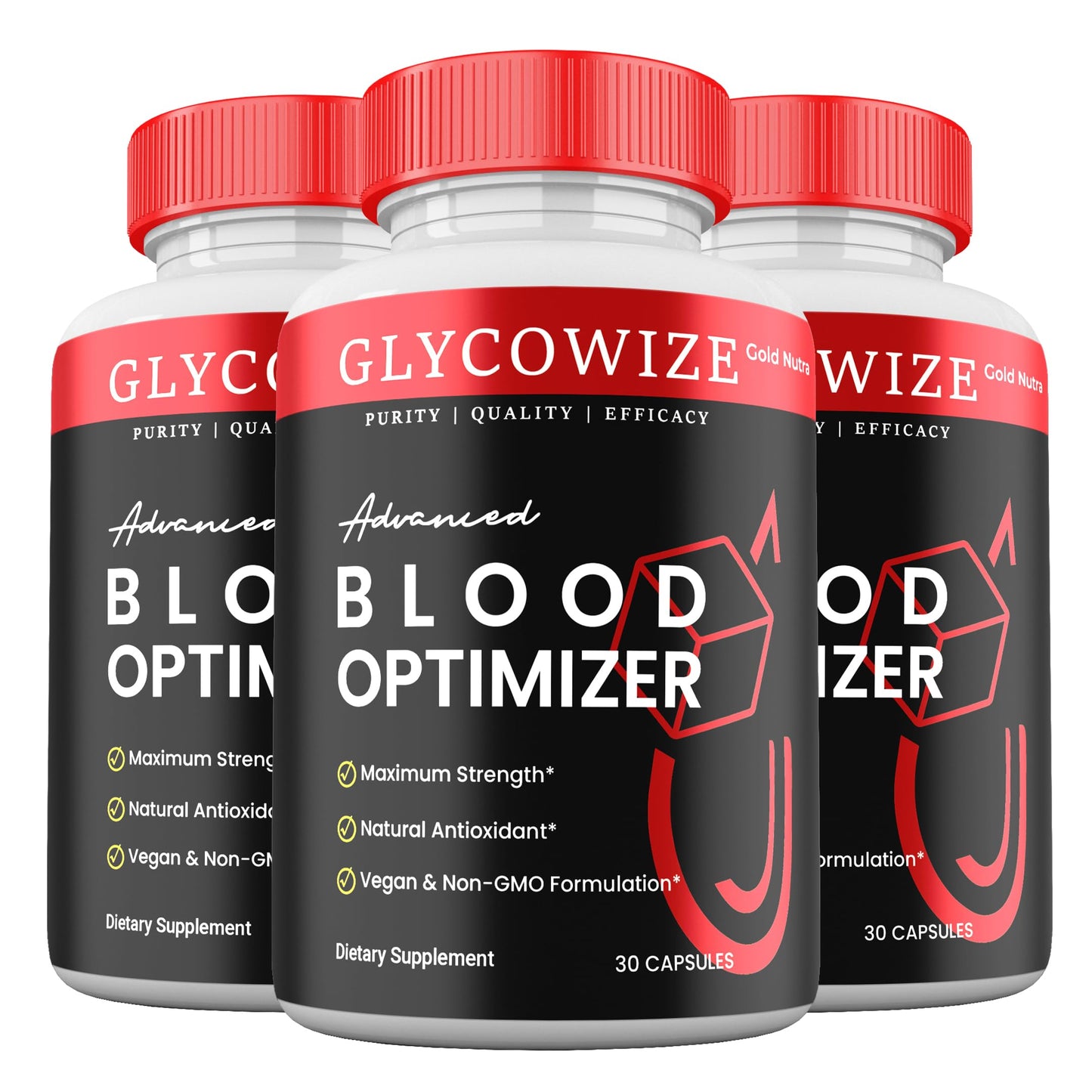 Gold Nutra GlycoWize Capsules, 3 Capsules