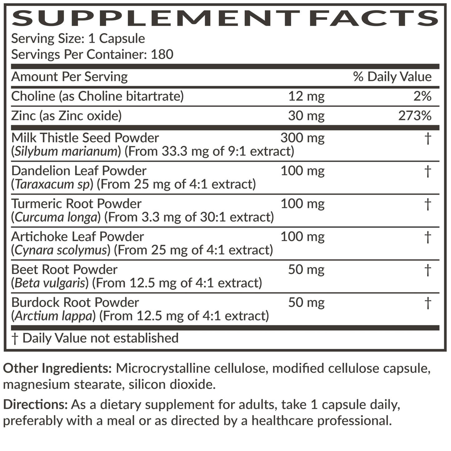 Futurebiotics Liver Detox Advanced Detox & Cleanse Formula Capsules, 180