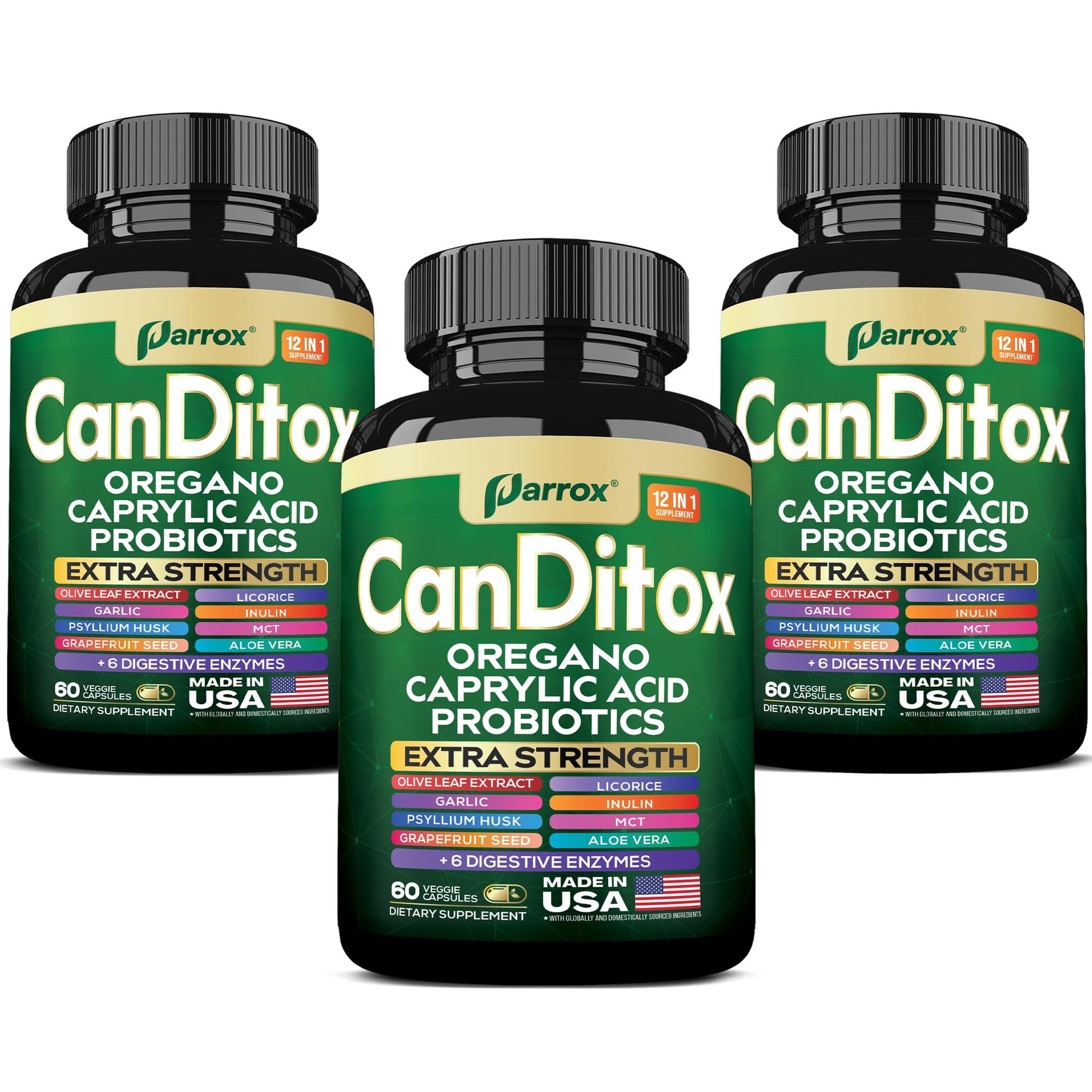 Parrox Canditox Cleanse Capsules 180 Caps