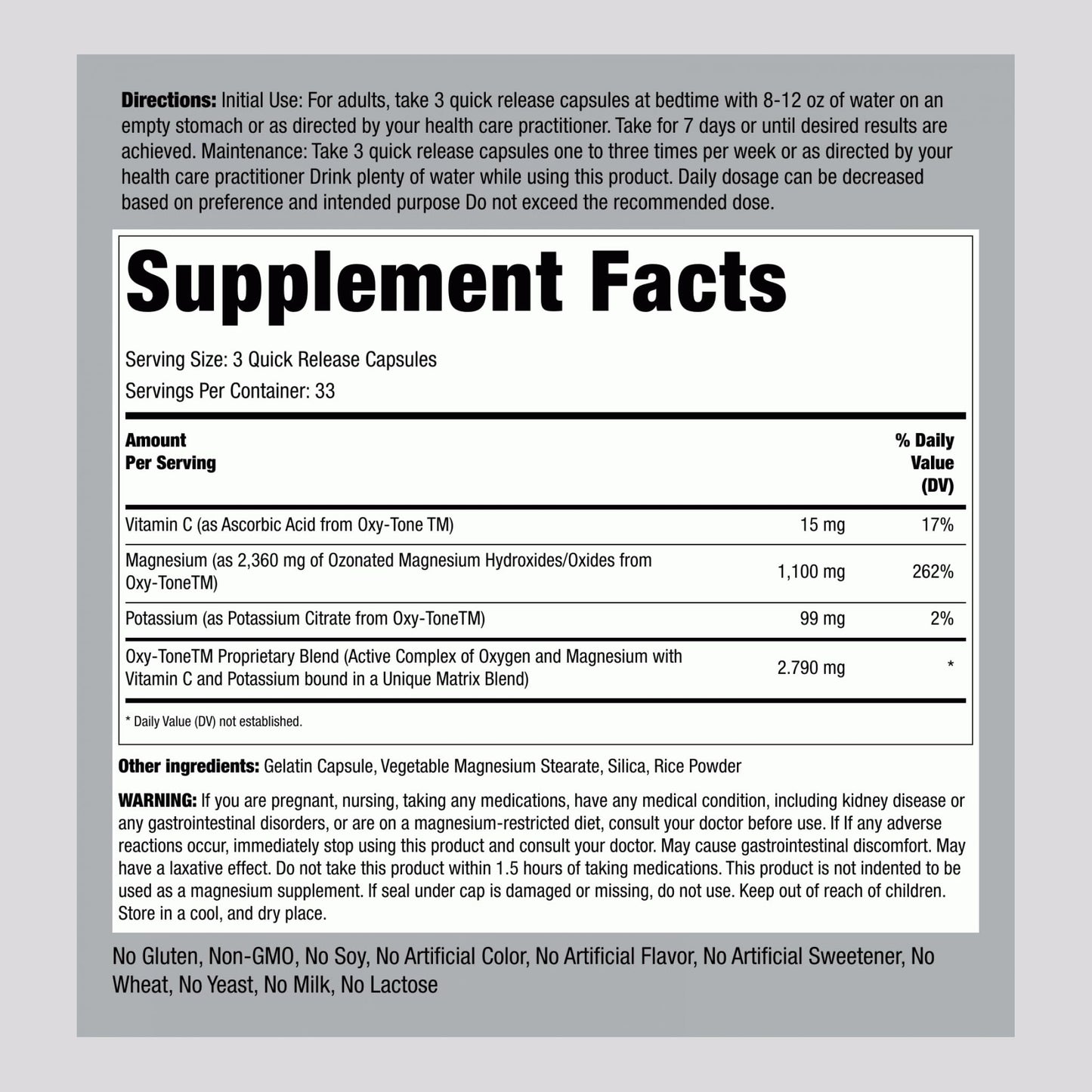 Piping Rock Colon Cleanse Capsule 100 Count