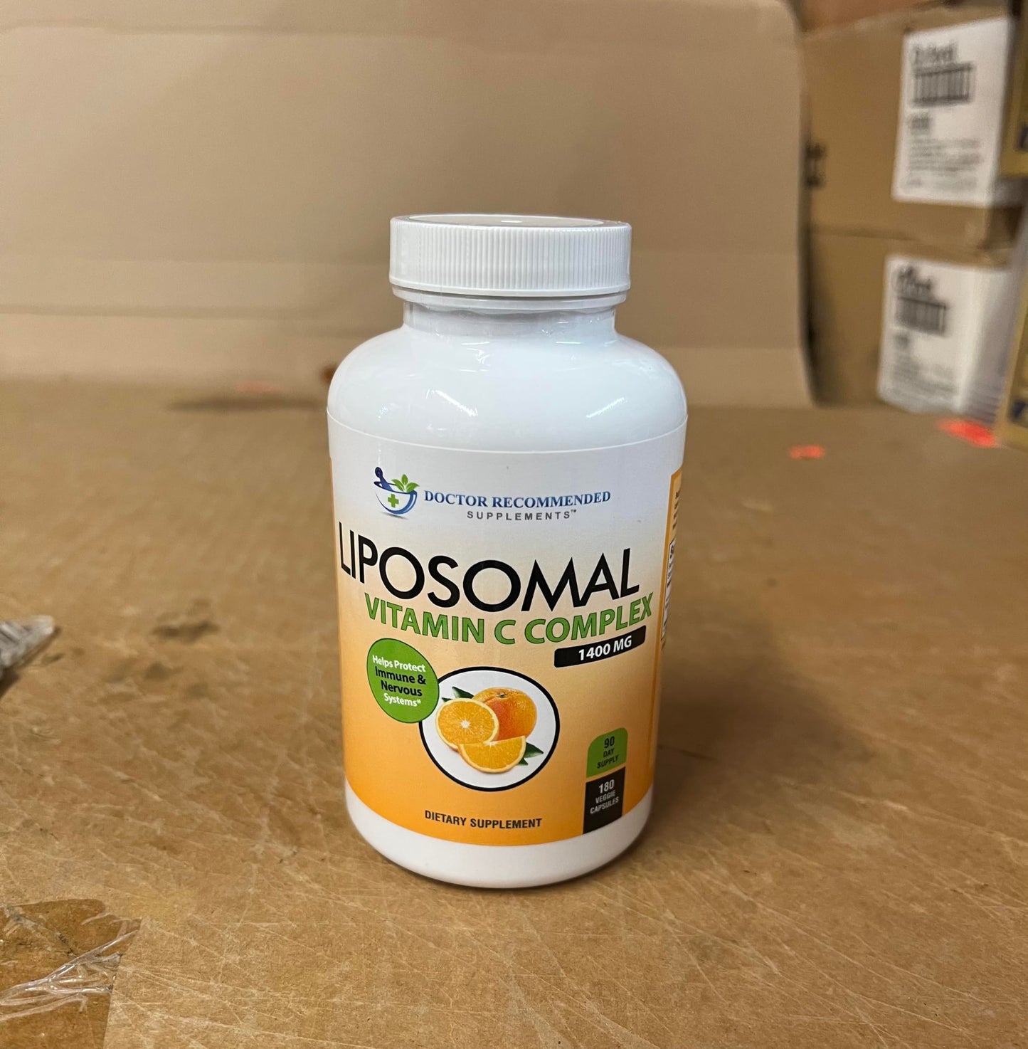 DOCTOR RECOMMENDED SUPPLEMENTS Liposomal Vitamin C 1400mg Per Serving Capsules, Immune Support, 360 Count