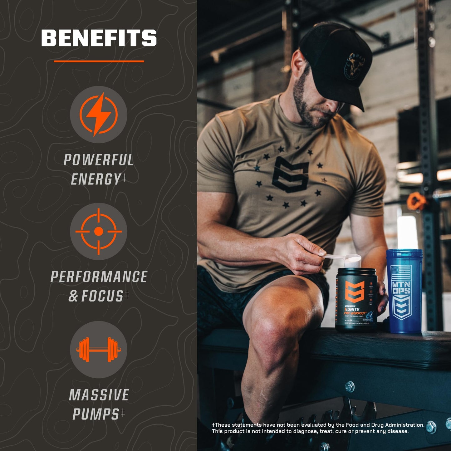 MTN OPS Ignite Pre-Workout Powder 30