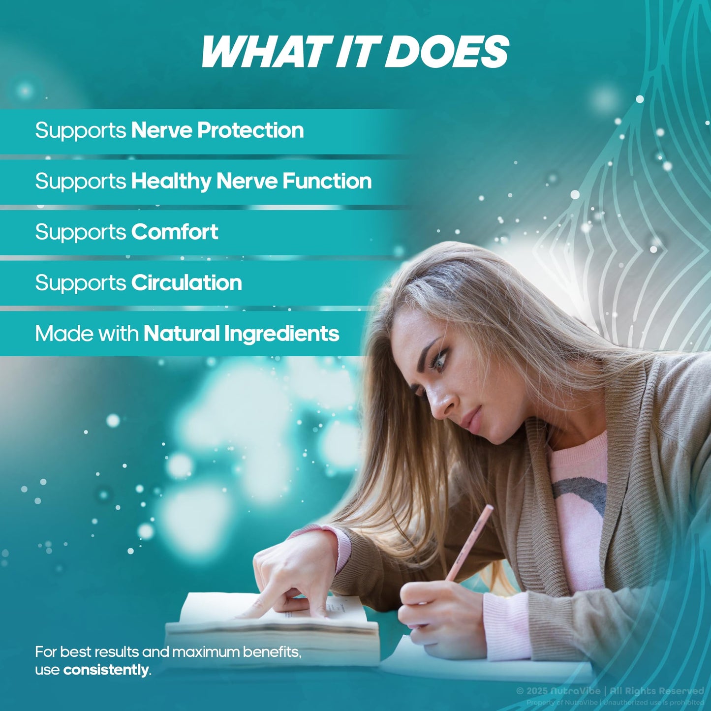 NutraVibe Nerve Bliss Max Capsule 180 Capsules