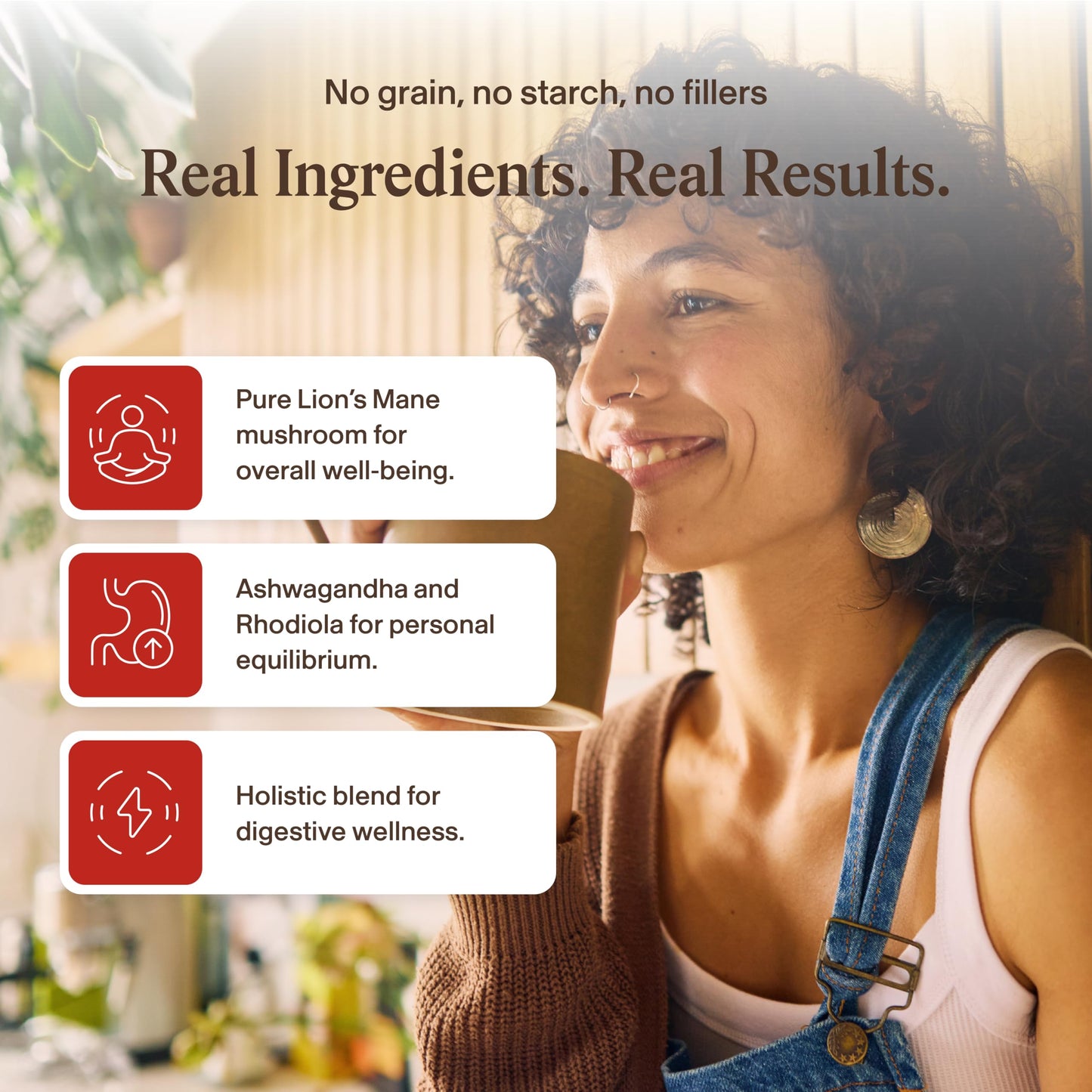 Real Mushrooms RealClarity Capsules 60 Count