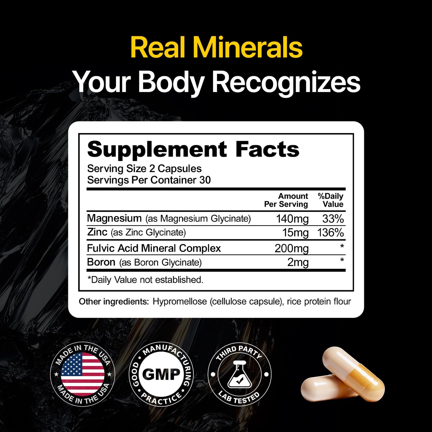Menerals Mens Multivitamin Capsule, 60 Capsules