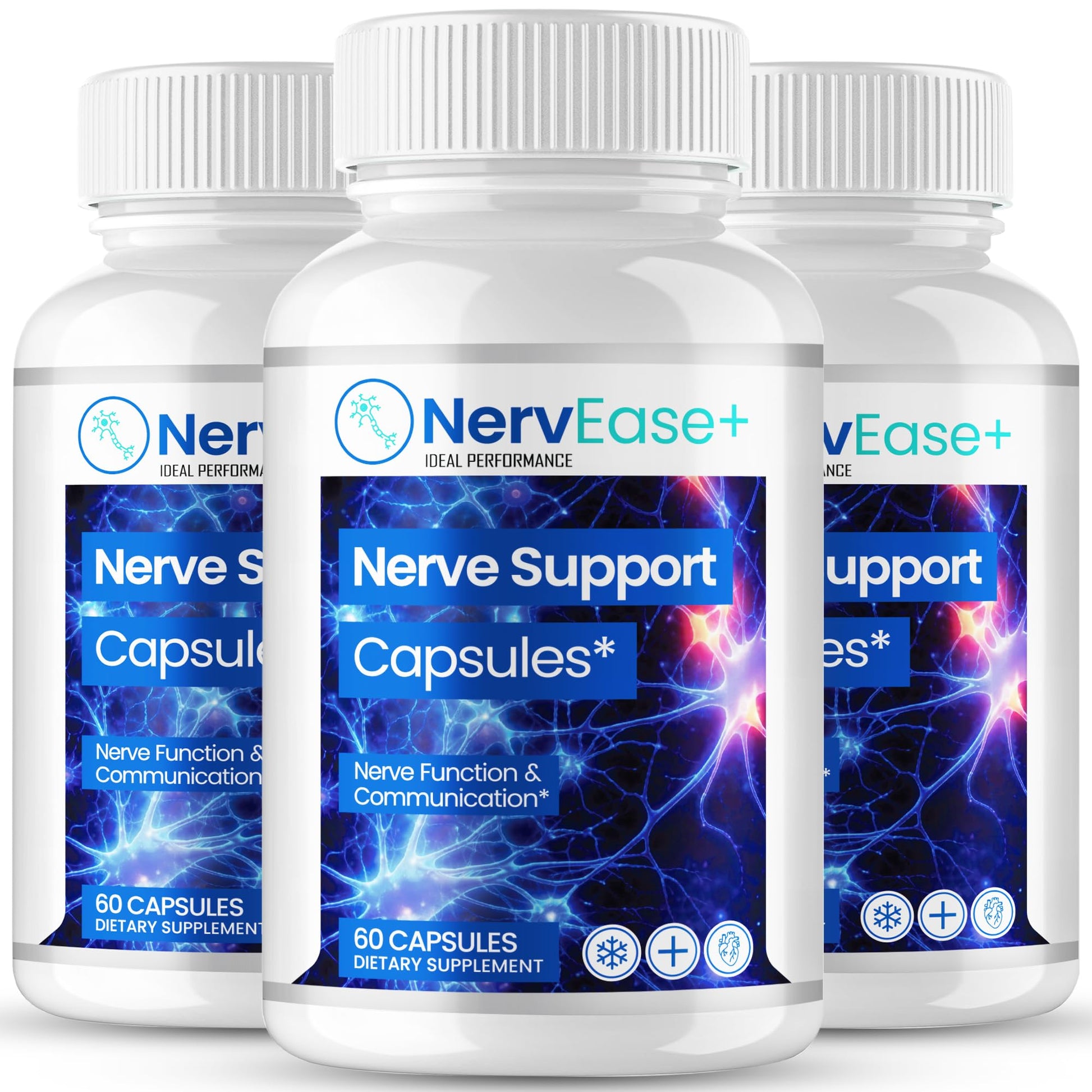 IDEAL PERFORMANCE Nervease Neuropathy Supplements Capsule, 180 Capsules