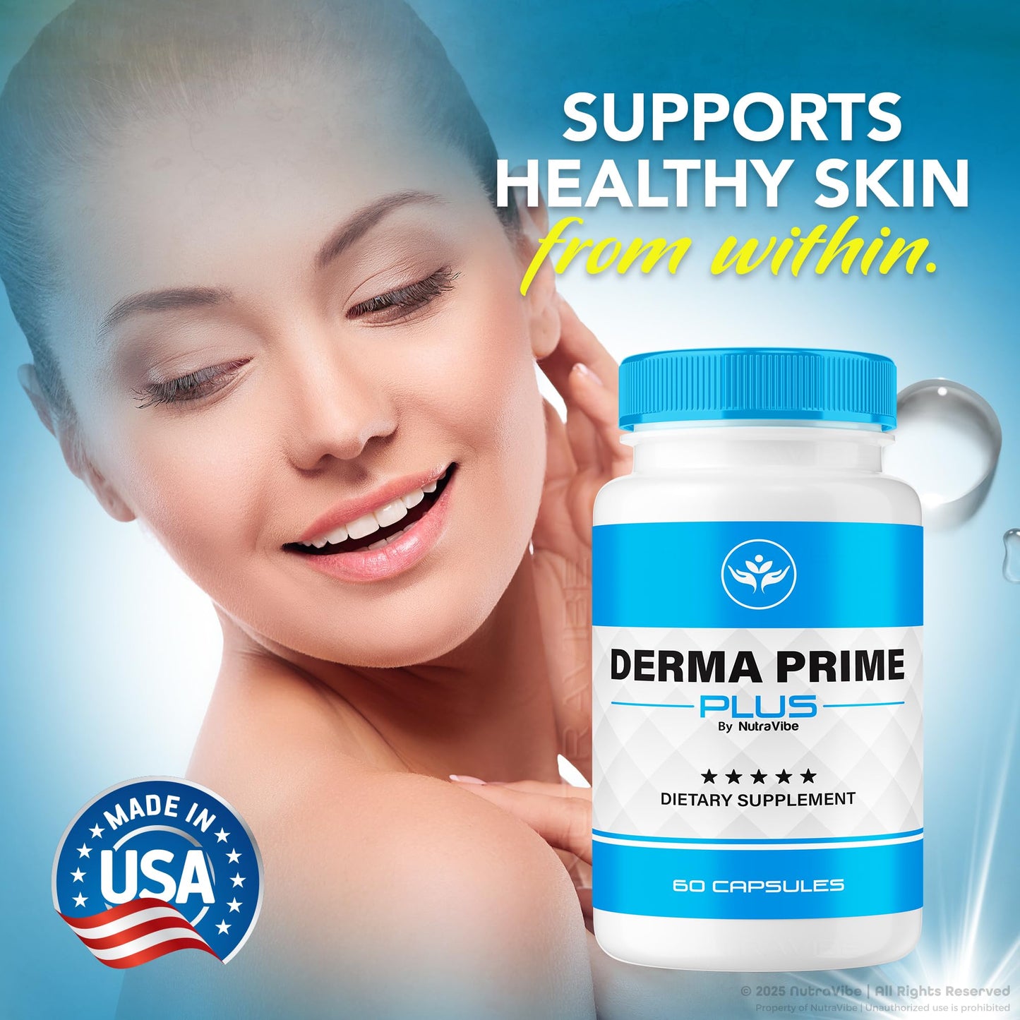 NutraRize Derma Prime Plus Capsules 180