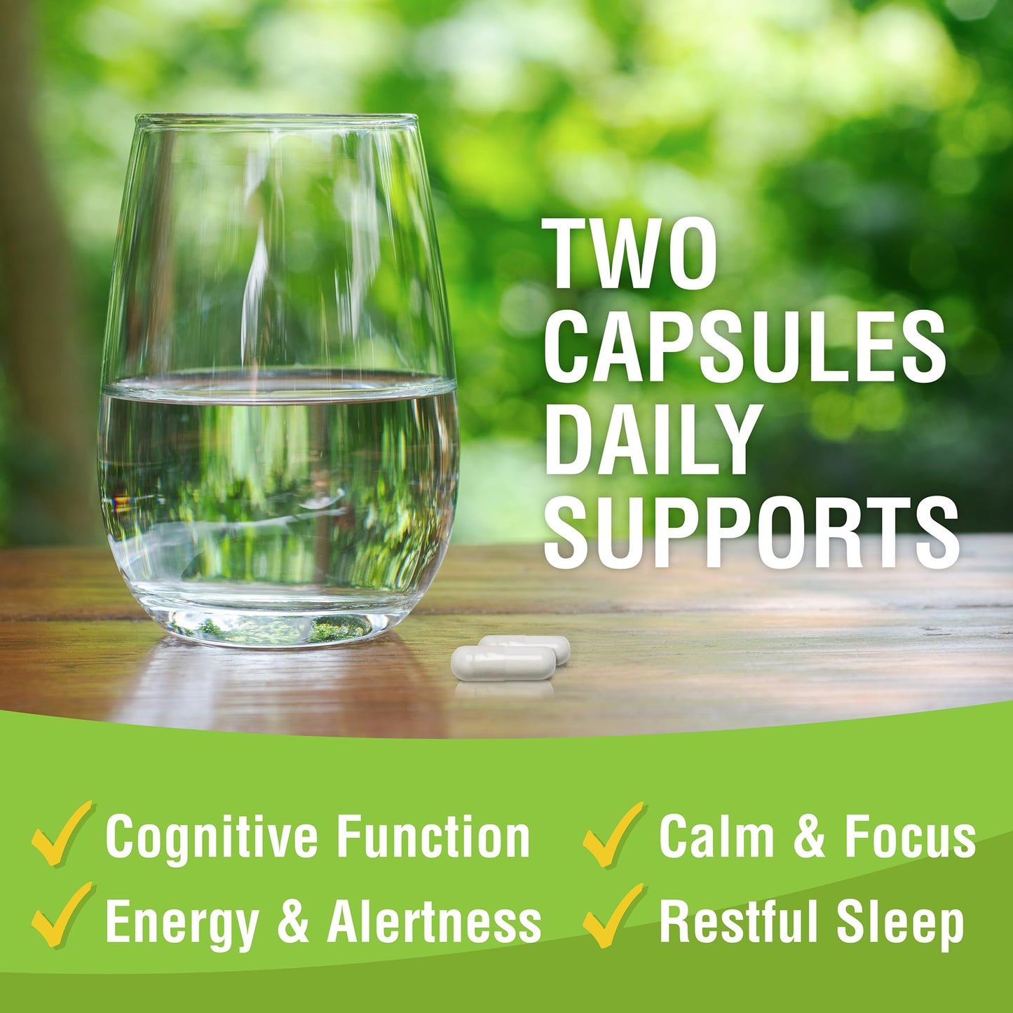 Magtein Magnesium L-Threonate Supplement Capsules, 60 Veg Capsules