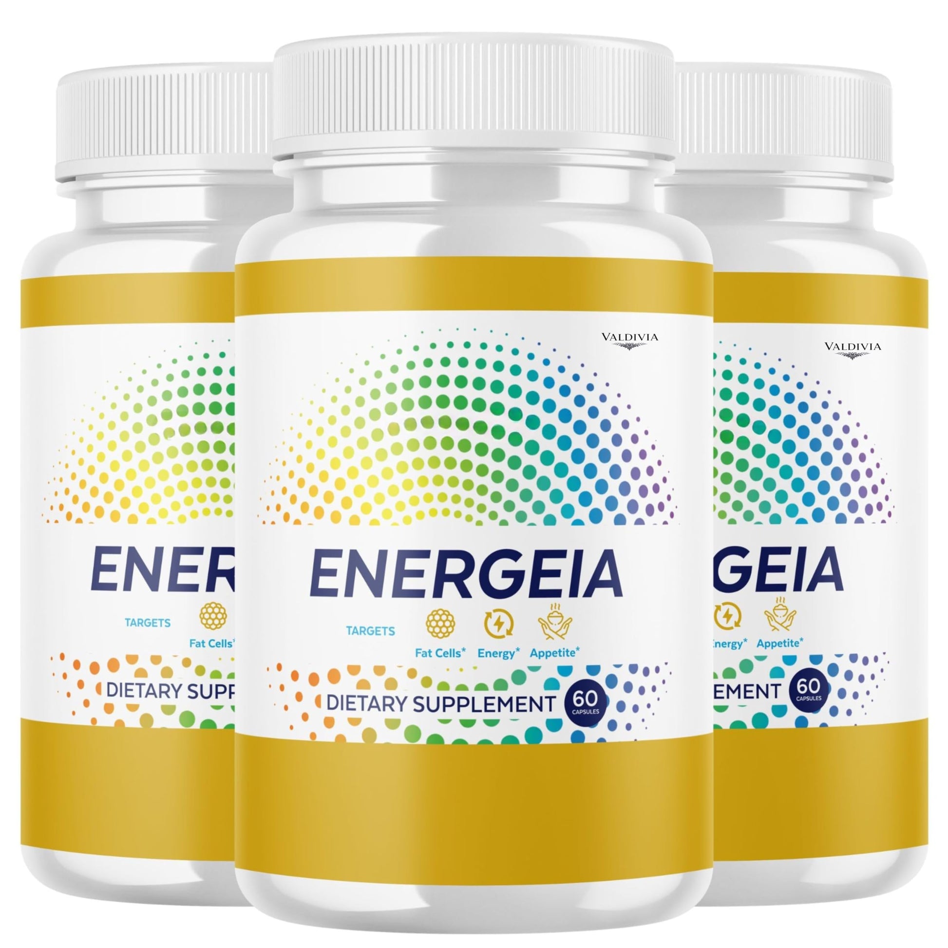 Valdivia Energeia Capsules Official Energeia with All Natural Ingredients Advanced Overall Health & Wellness Multivitamin Support, 180 Capsules