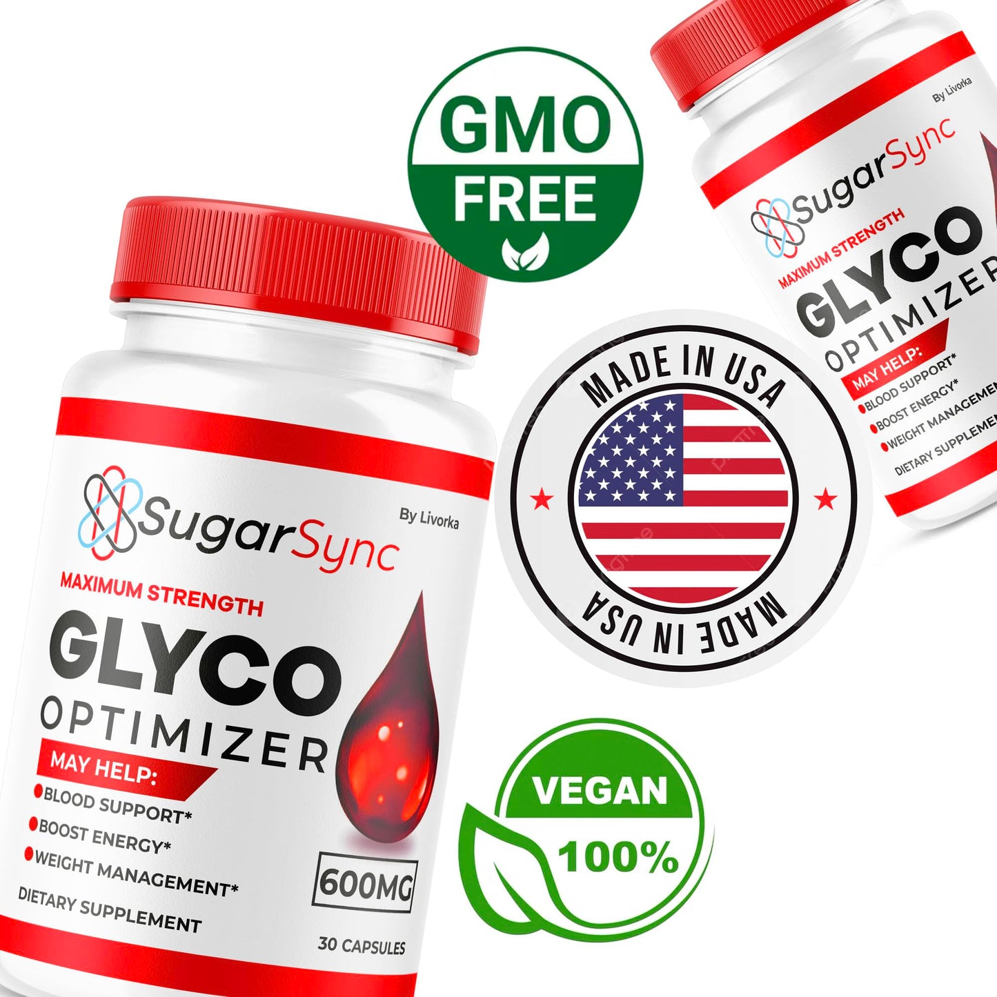 LIVORKA Sugar Sync Glyco Optimizer Capsule, 30 Count