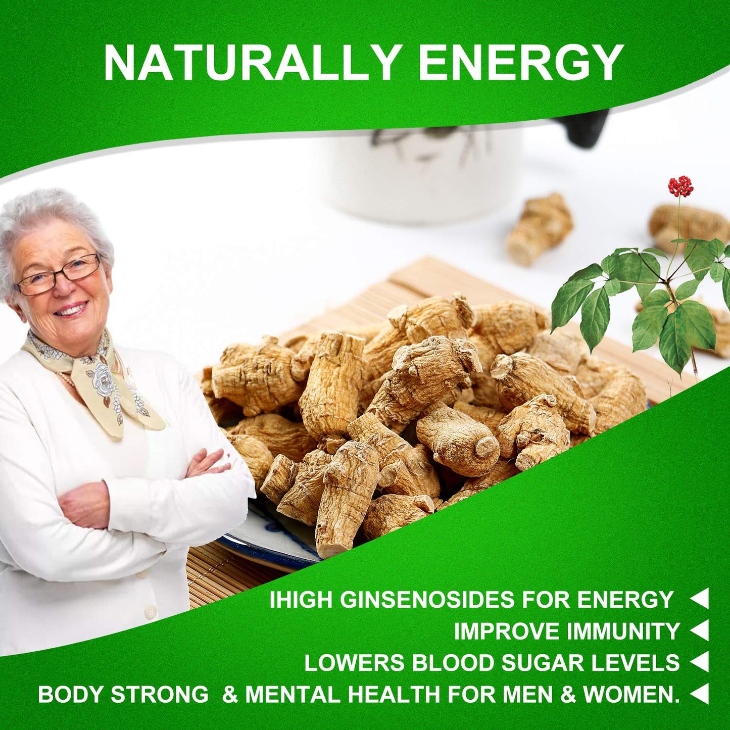 DABC OAK LAND American Ginseng Tablet 8-Count