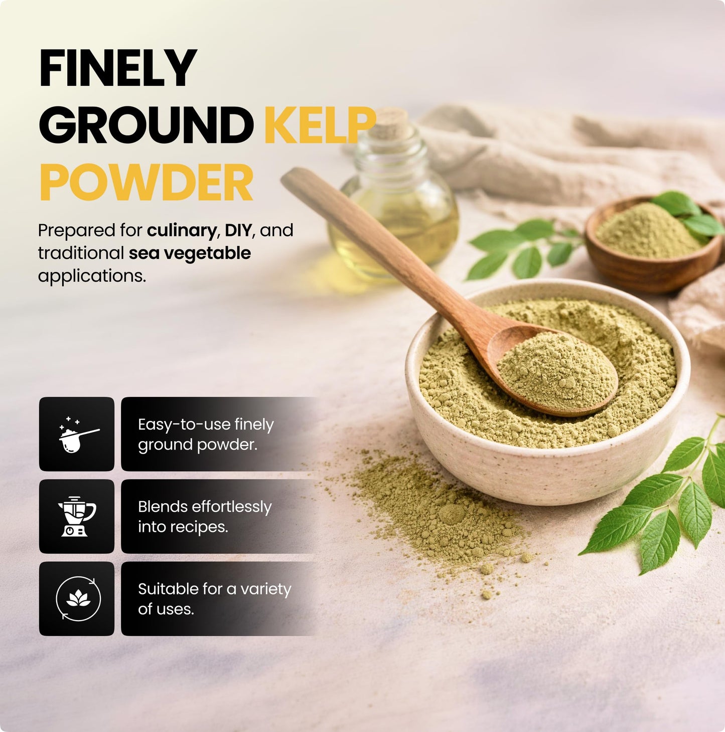 Herb To Body Organic Kelp Ascophyllum Nodosum Powder 4 oz