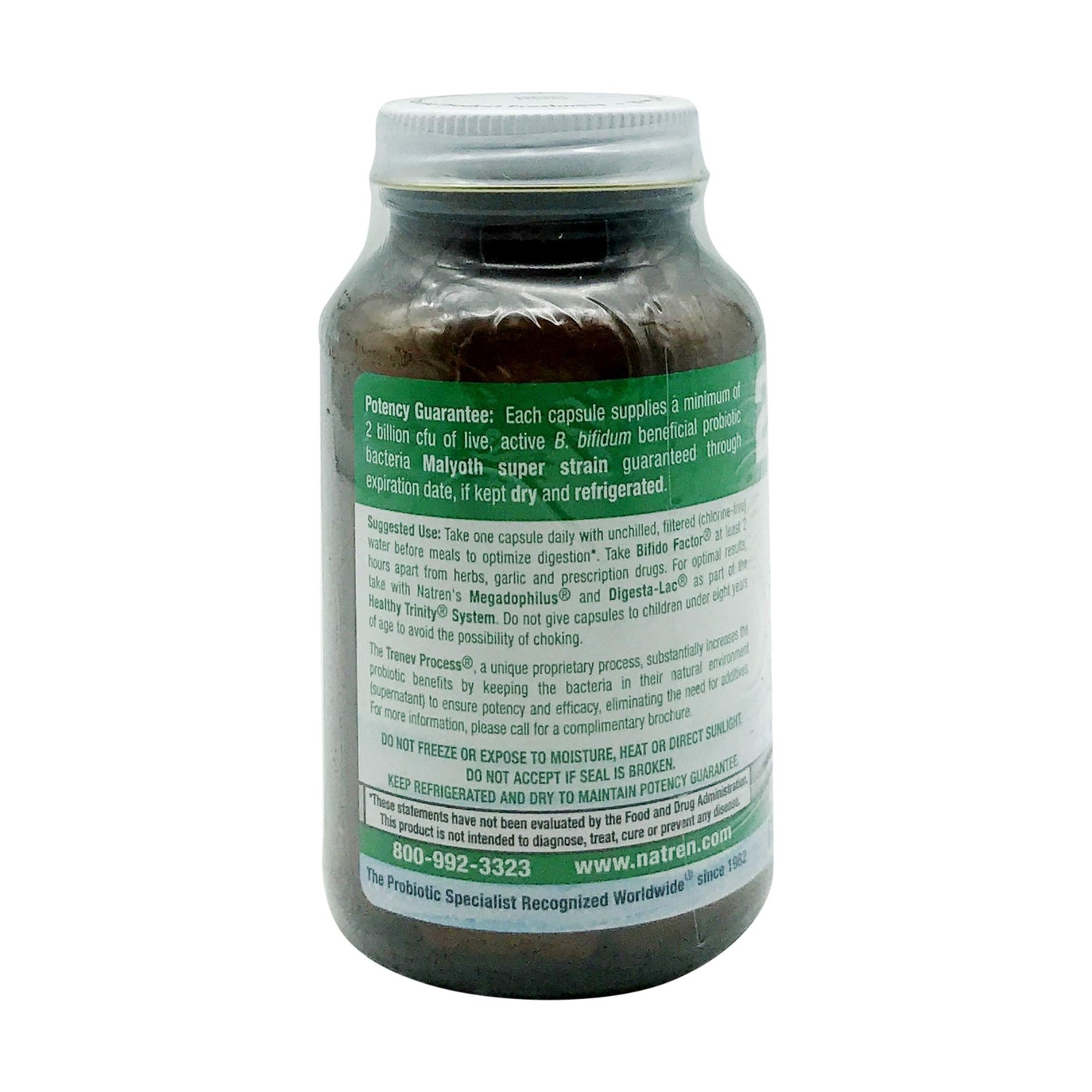 Natren Bifido Factor Dairy Free Capsule 60 Capsules