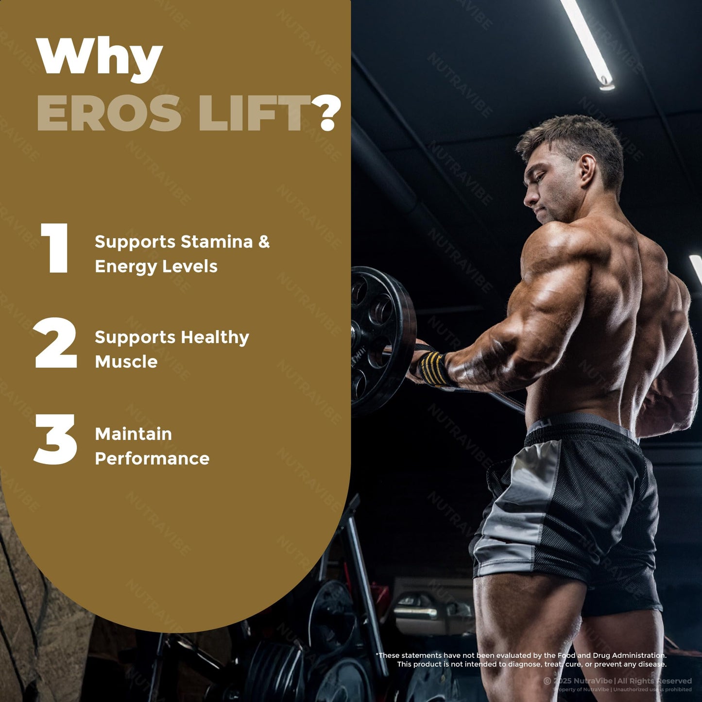 NutraVibe Eros Lift Capsules, 180 Capsules