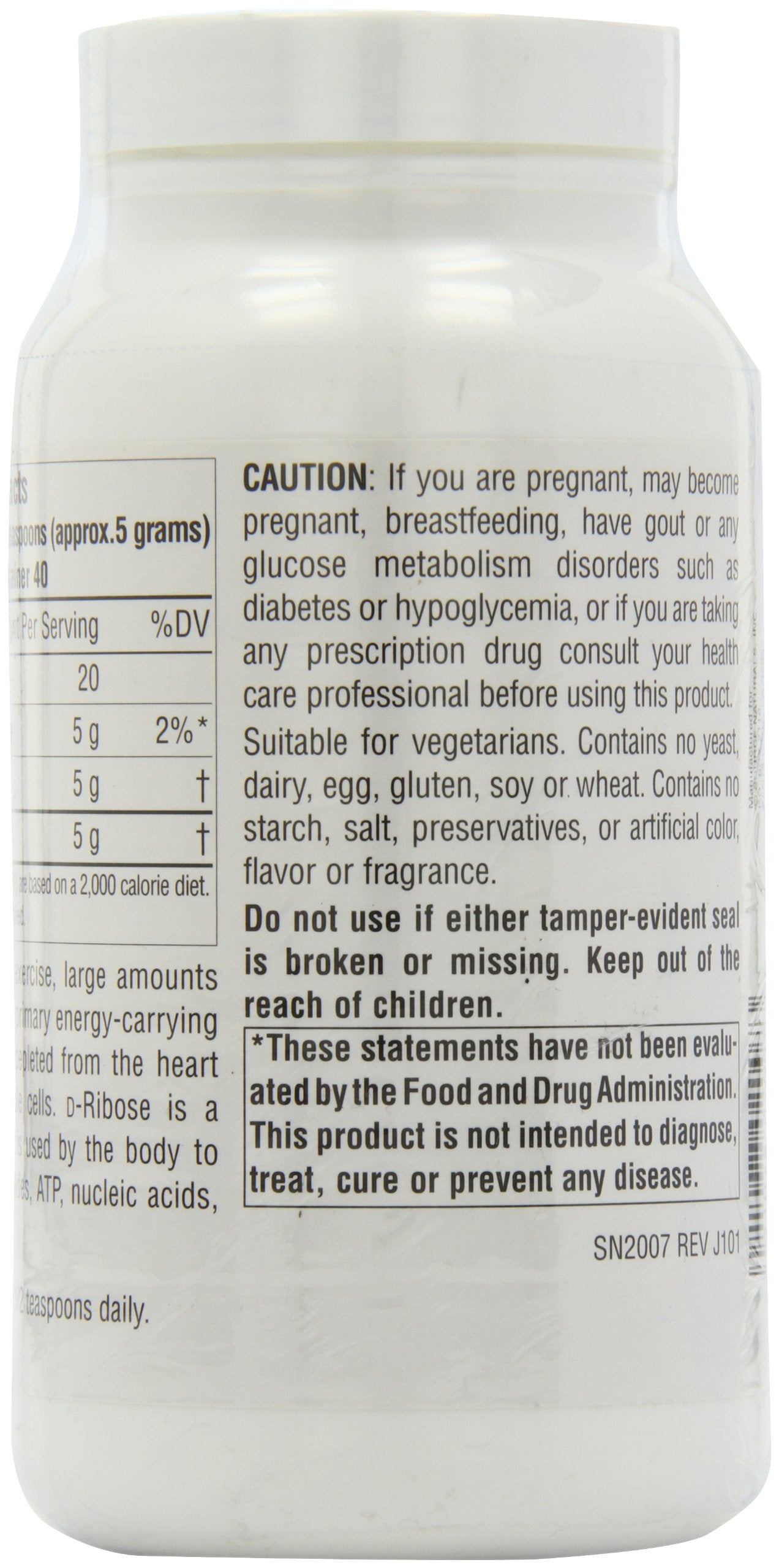 Source Naturals D-Ribose Powder 7.05 Ounce