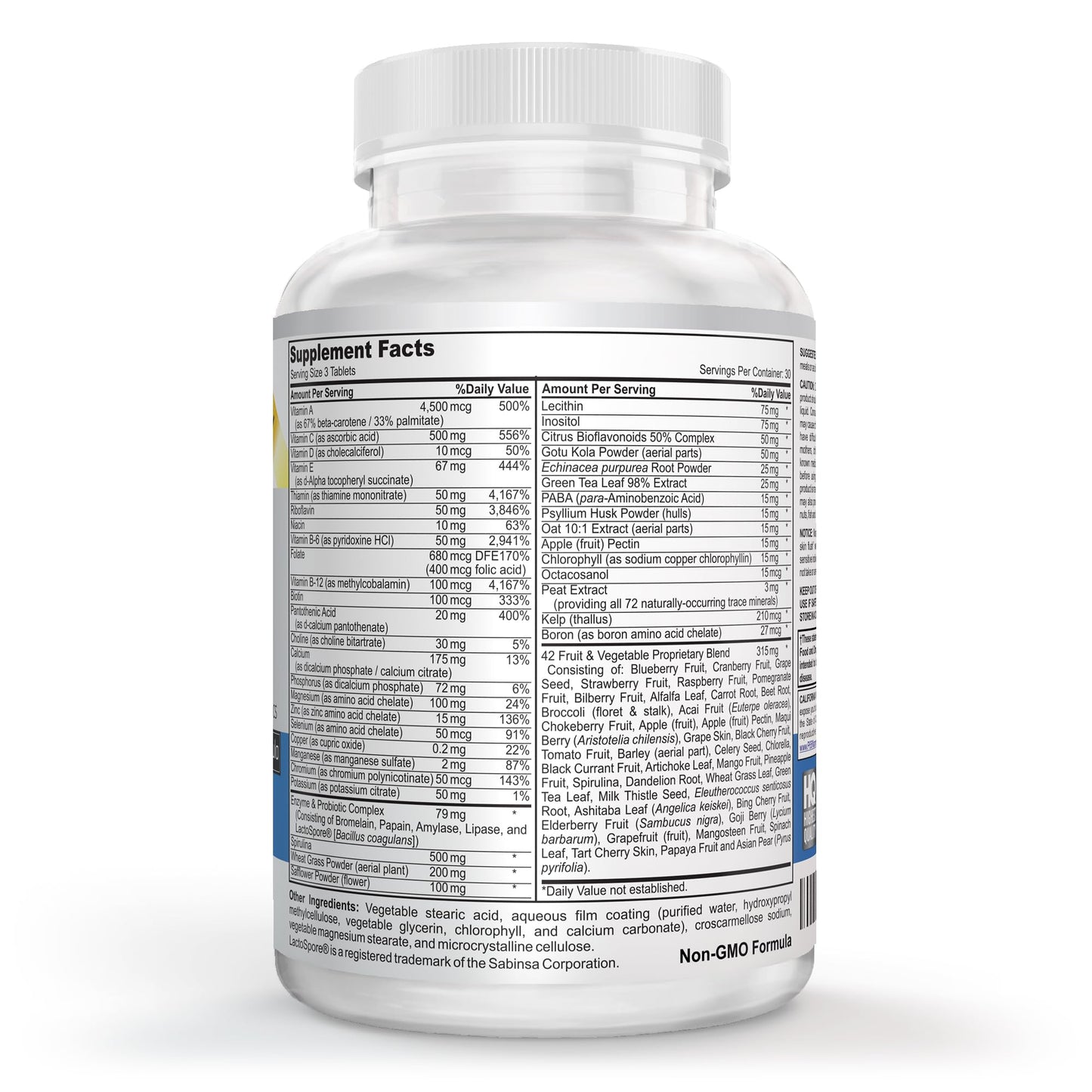 Vitalité Now! Vegan Whole Food Multivitamin & Mineral Tablet, 90 Tablets
