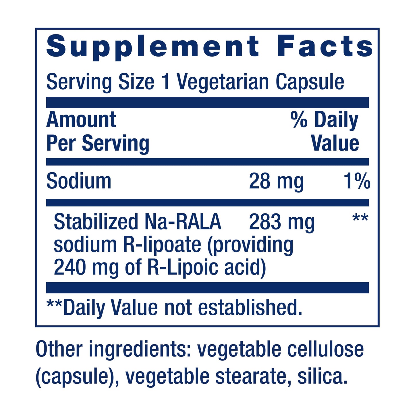 Life Extension Super R-Lipoic Acid 60 Capsules