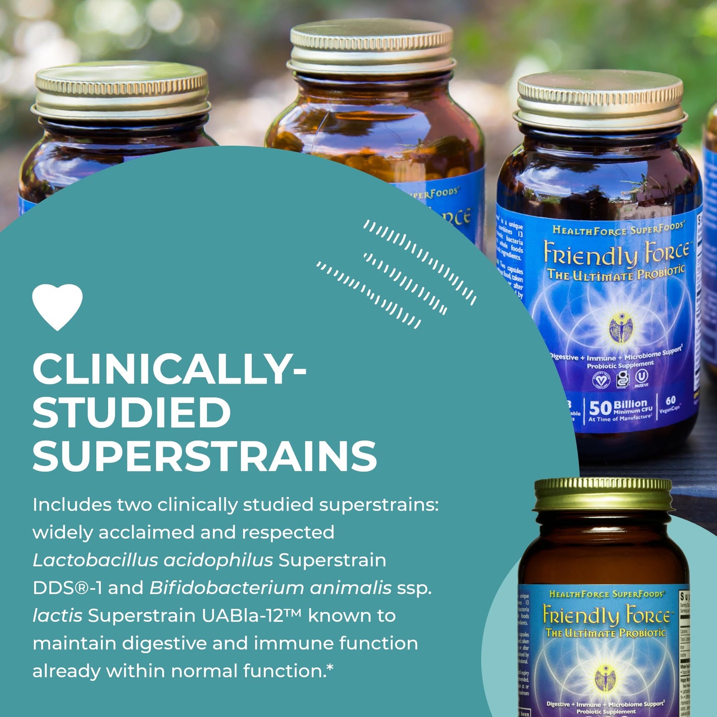 HEALTHFORCE SUPERFOODS Friendly Force Capsule, 60 Count