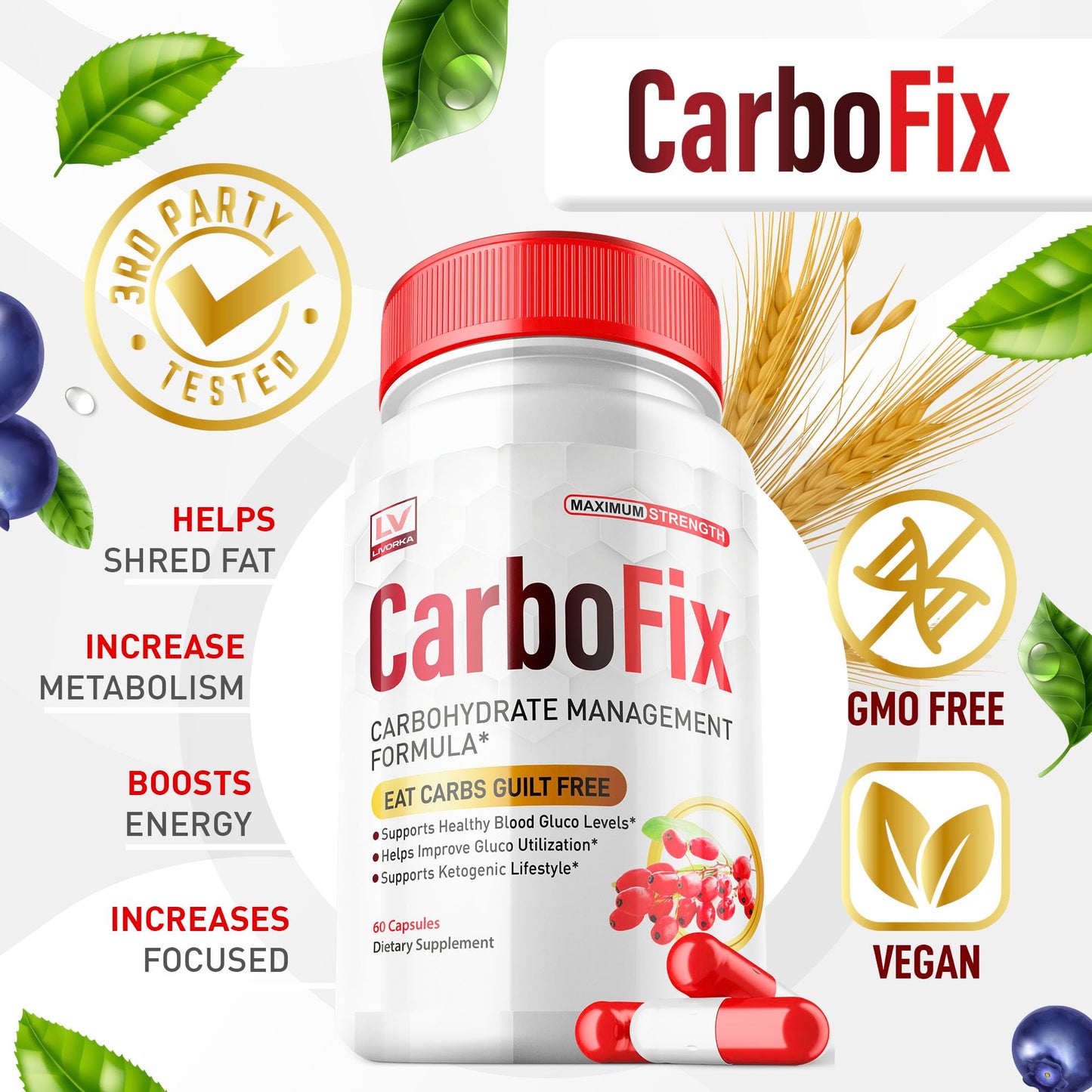 LIVORKA Carbofix Capsule 300 Count