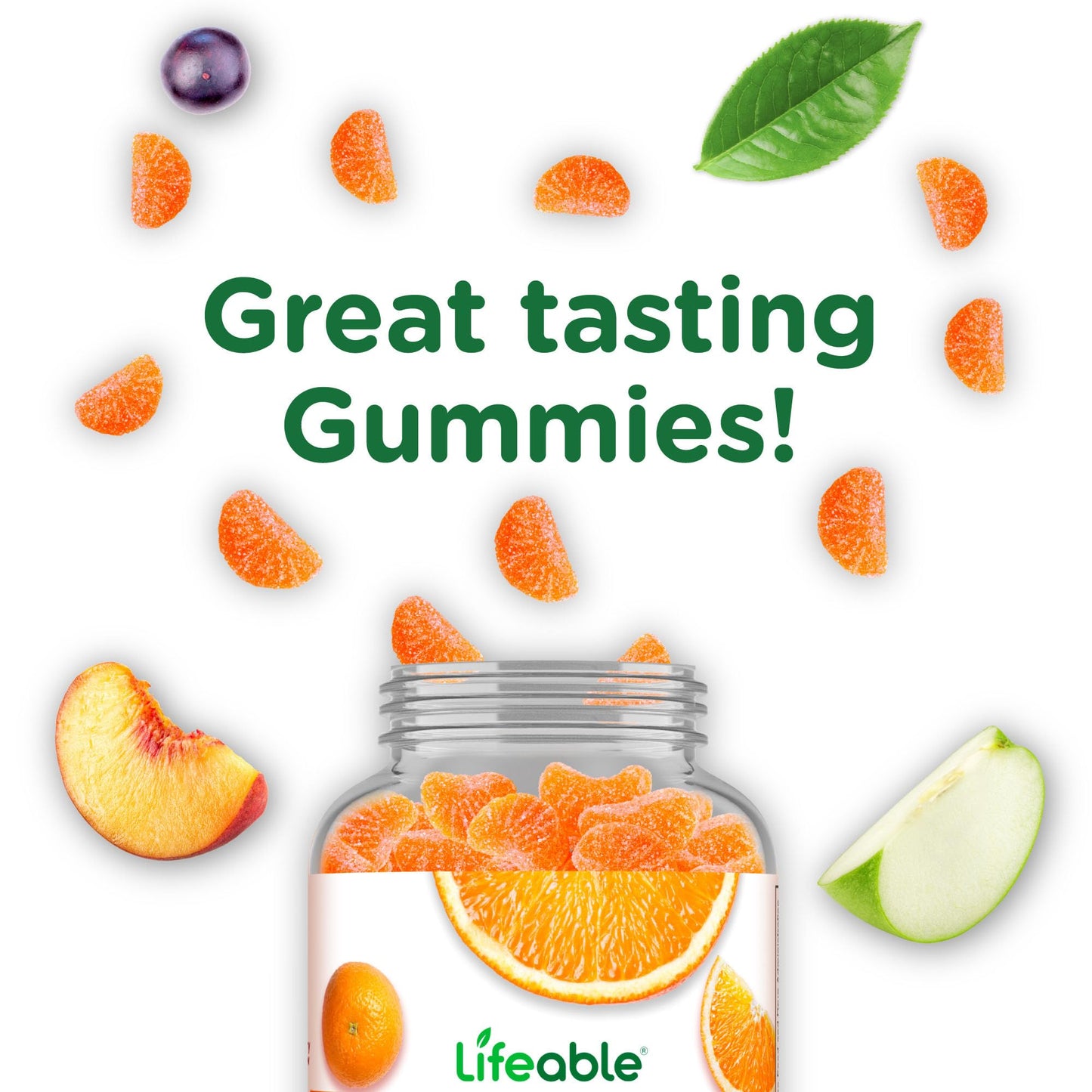 Lifeable Vitamin C Gummies 750mg, 90 Gummies