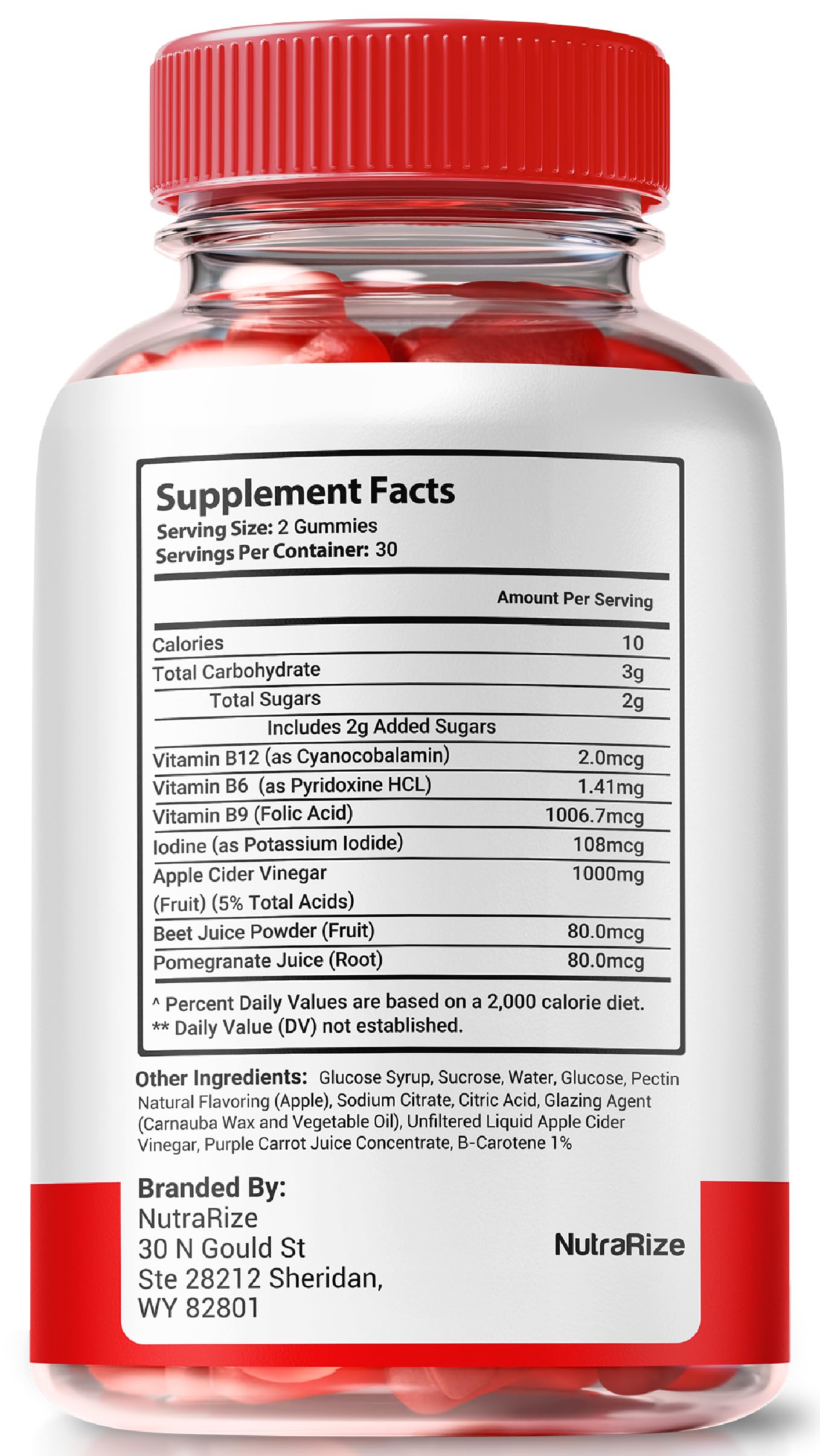 NutraRize Trim Vantage Gummies, 60 Count