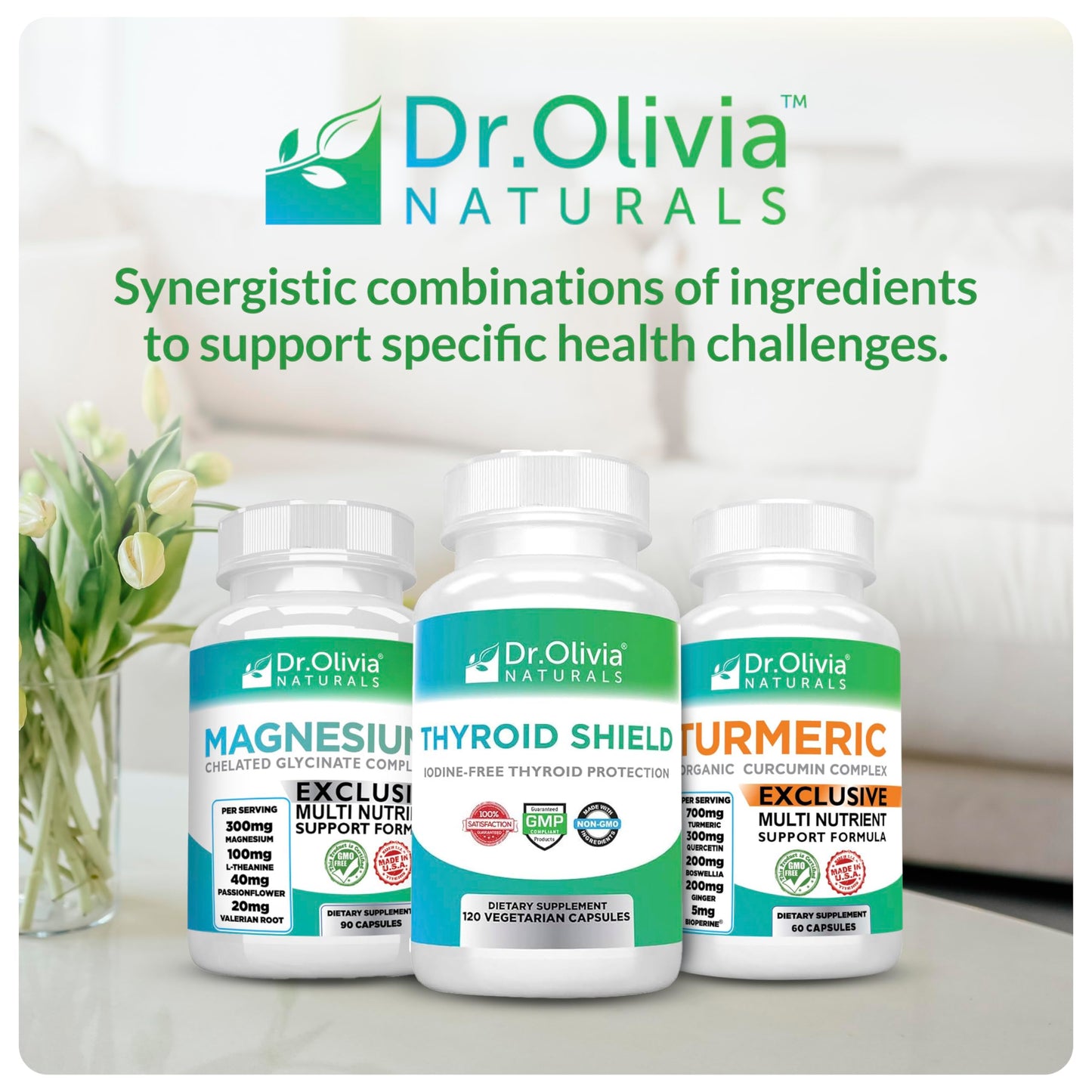 Dr. Olivia Naturals Thyroid Shield Capsules 120 Count
