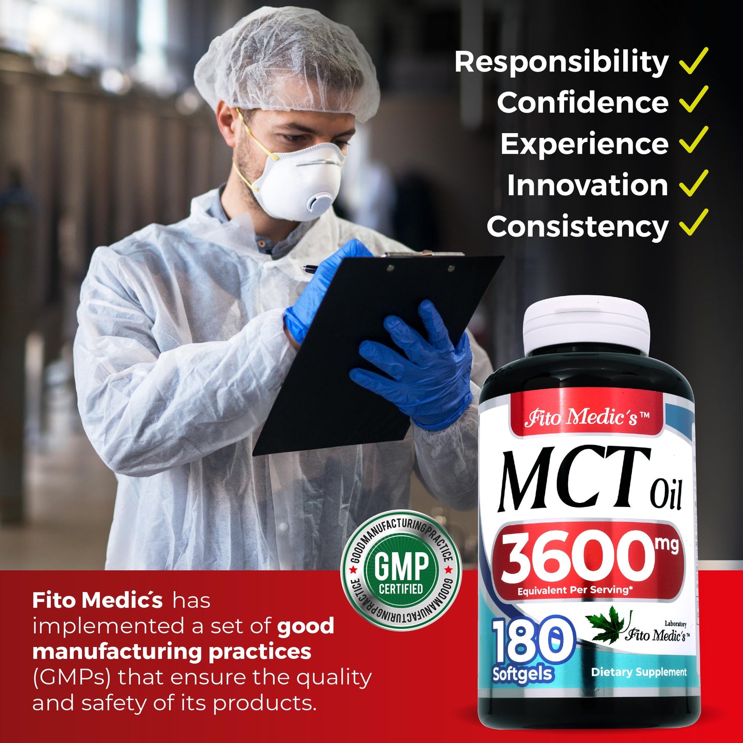 FITO MEDIC'S MCT Oil Softgels 180