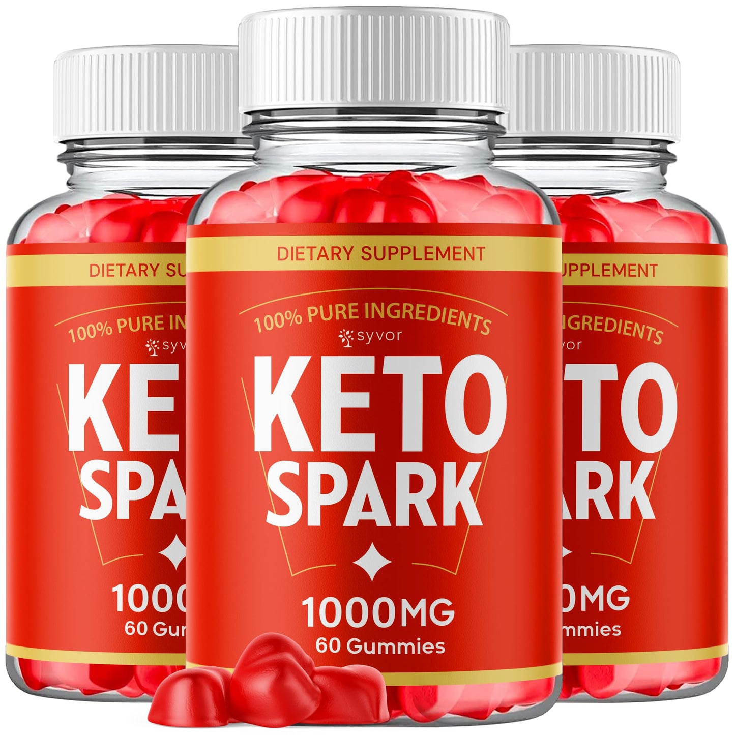 Syvor Keto Spark Gummies 180 Gummies