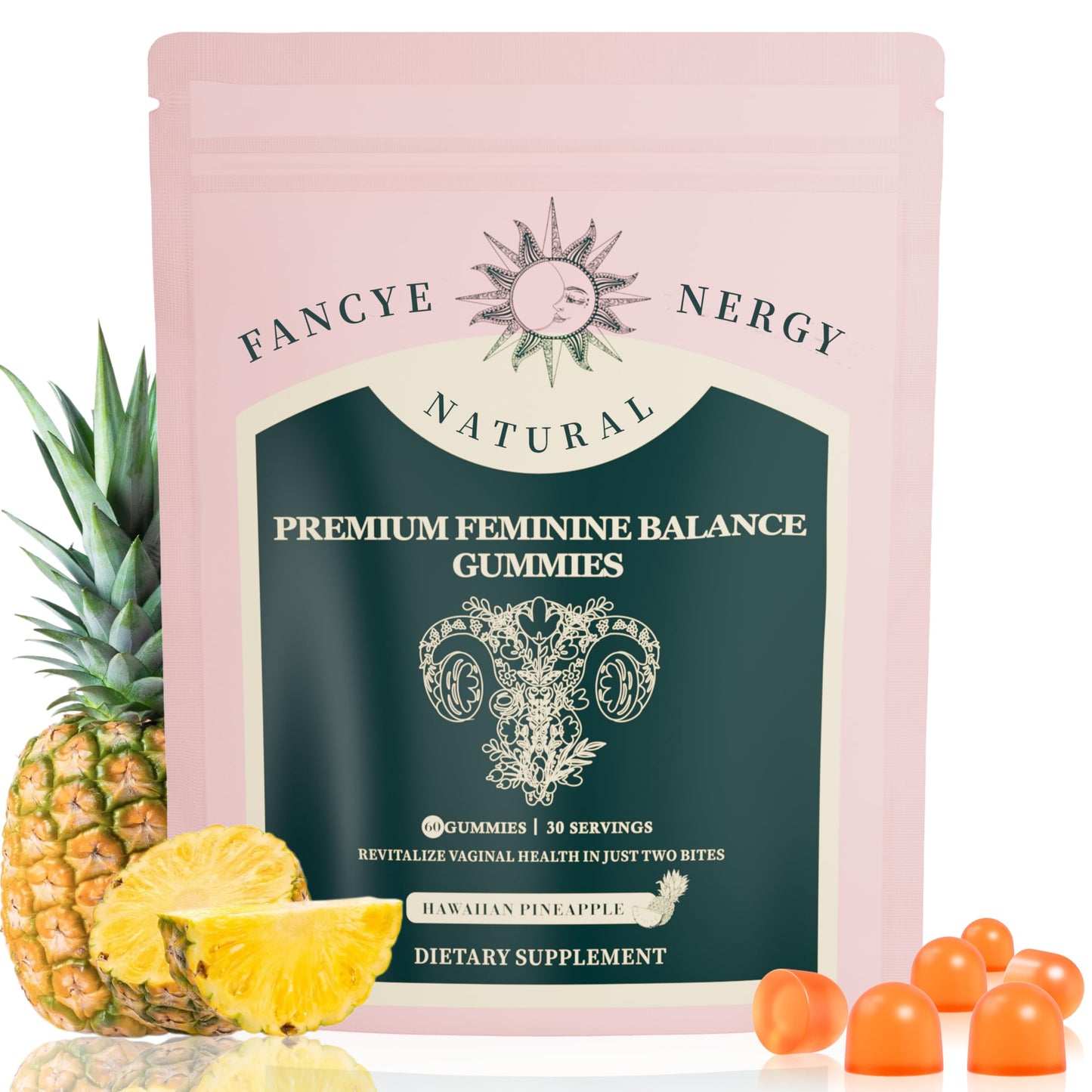 Shytrouy Premium Feminine Balance Gummies, 58 Count
