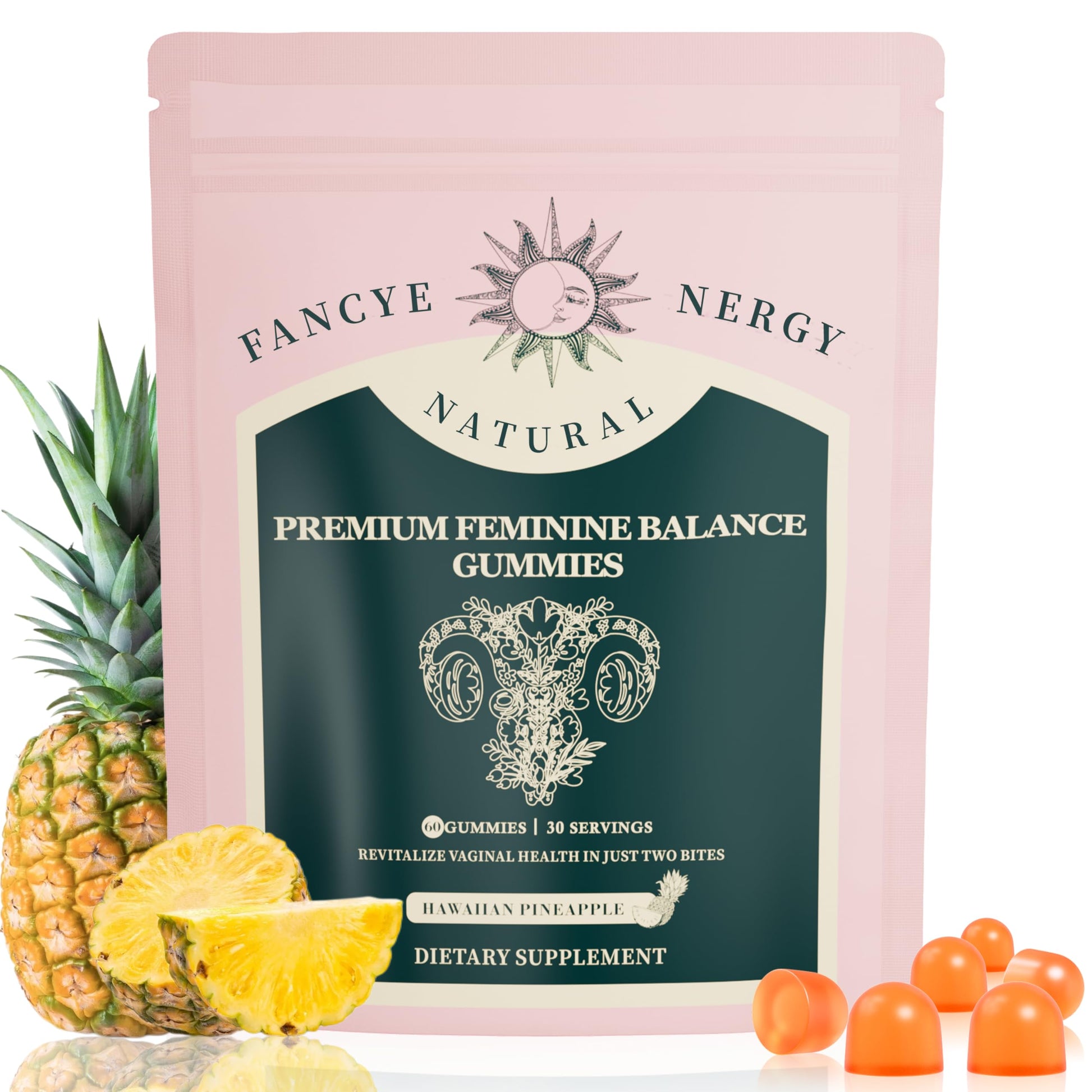 Shytrouy Premium Feminine Balance Gummies, 58 Count