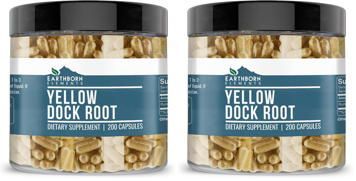 Earthborn Elements Yellow Dock Root Capsules 400 Count