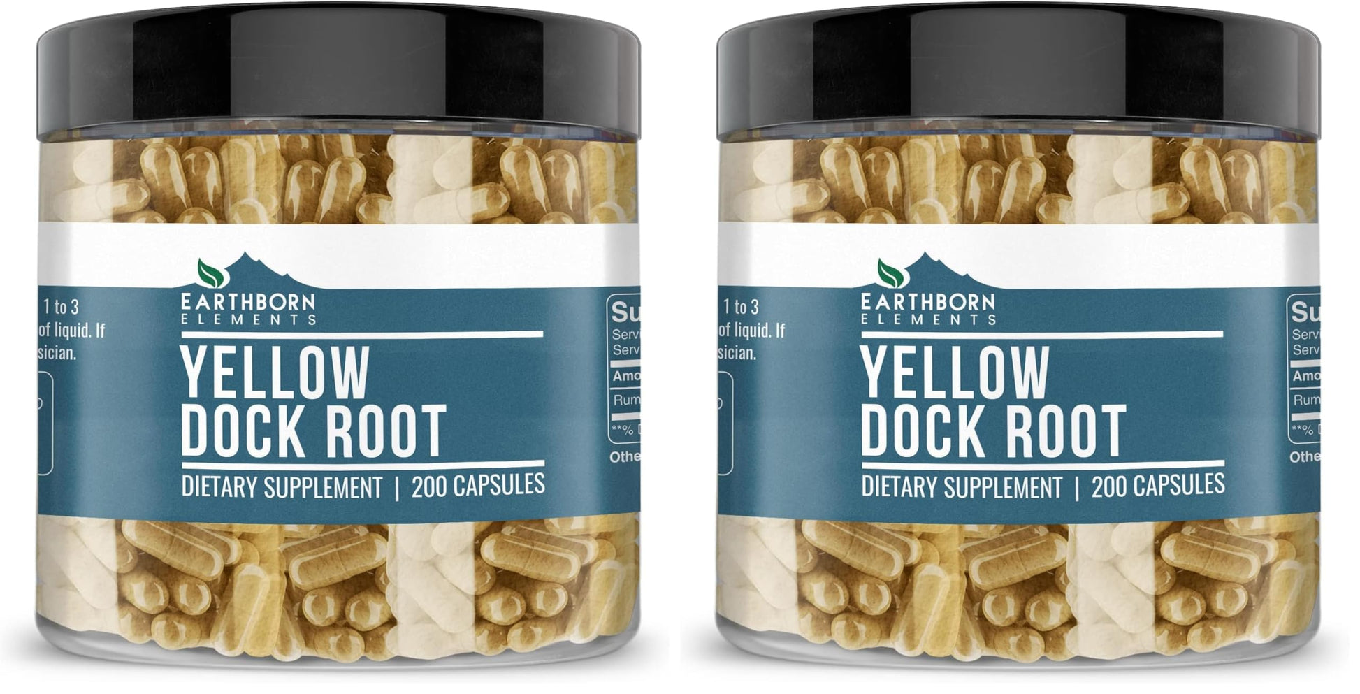 Earthborn Elements Yellow Dock Root Capsules 400 Count