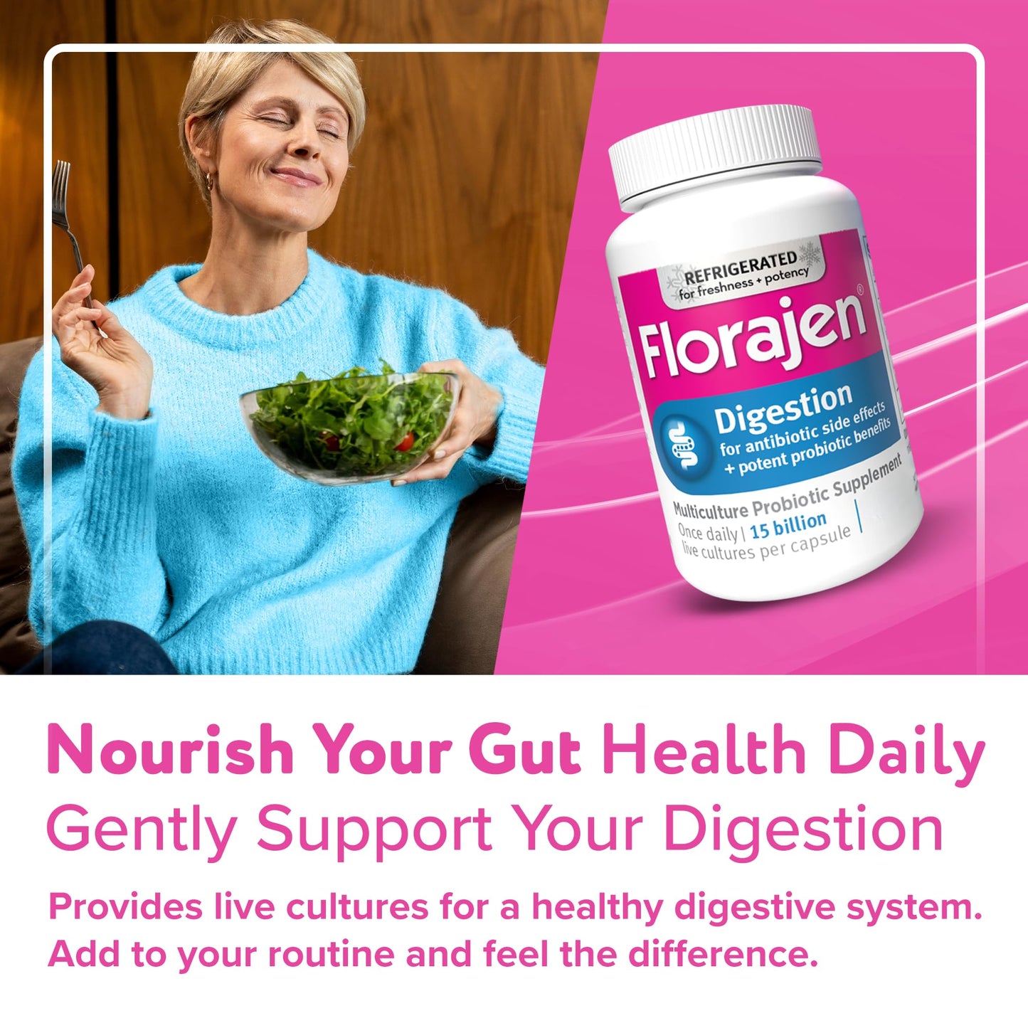Florajen Digestion Probiotic Capsule 90 Capsules