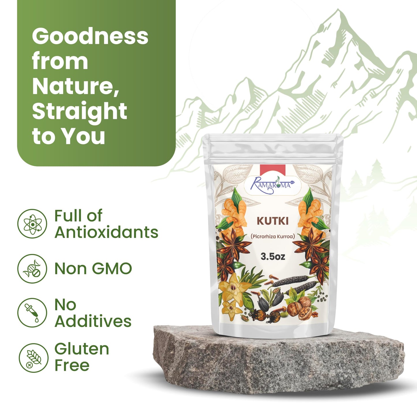 Ramaroma Himalayan Kutki Root Powder 3.5