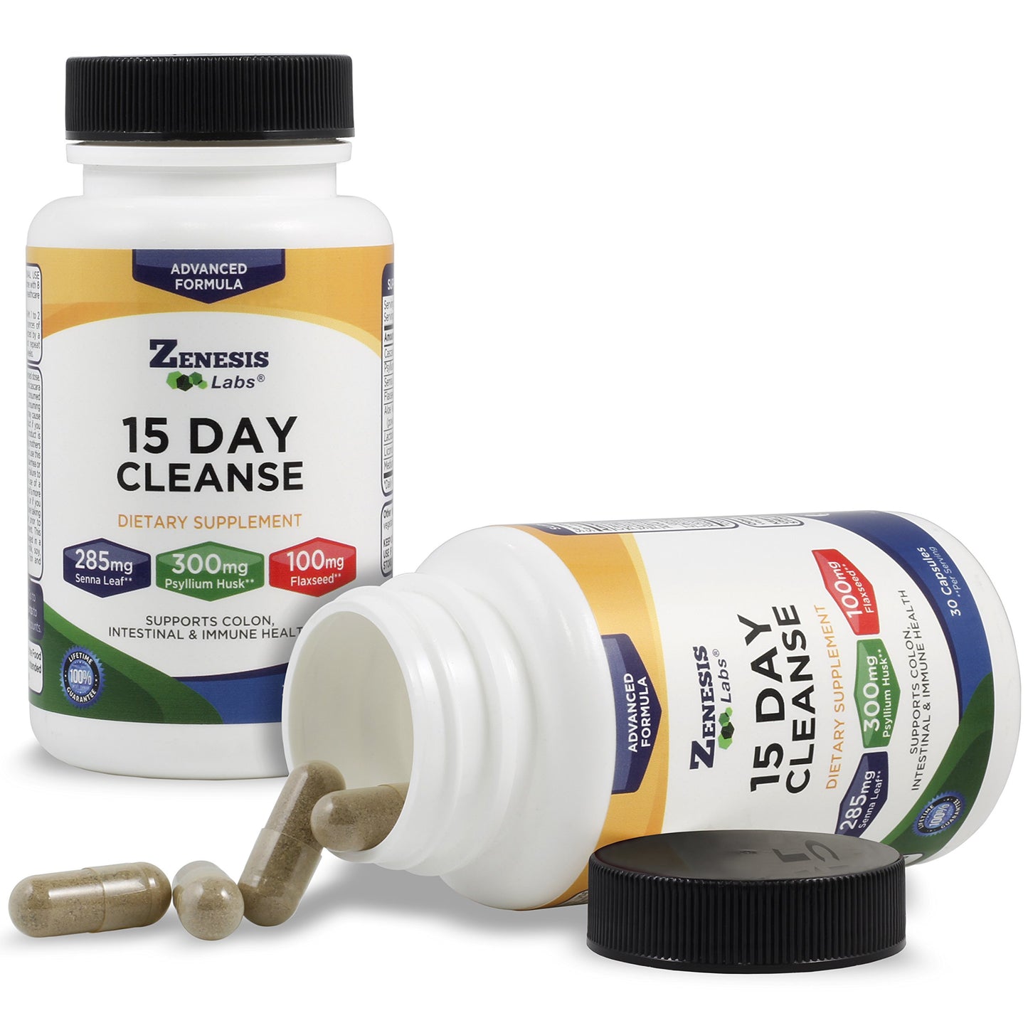 Zenesis Labs 15 Day Detox Cleanse Capsule 30 Count