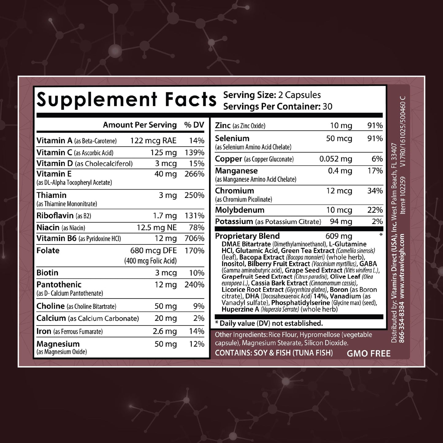 Rawleigh Sharp Thinking 60 Capsules