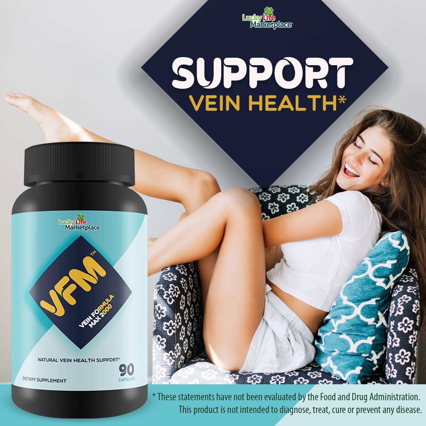 Generic VFM Vein Formula Max 2000 Capsule 1 Count