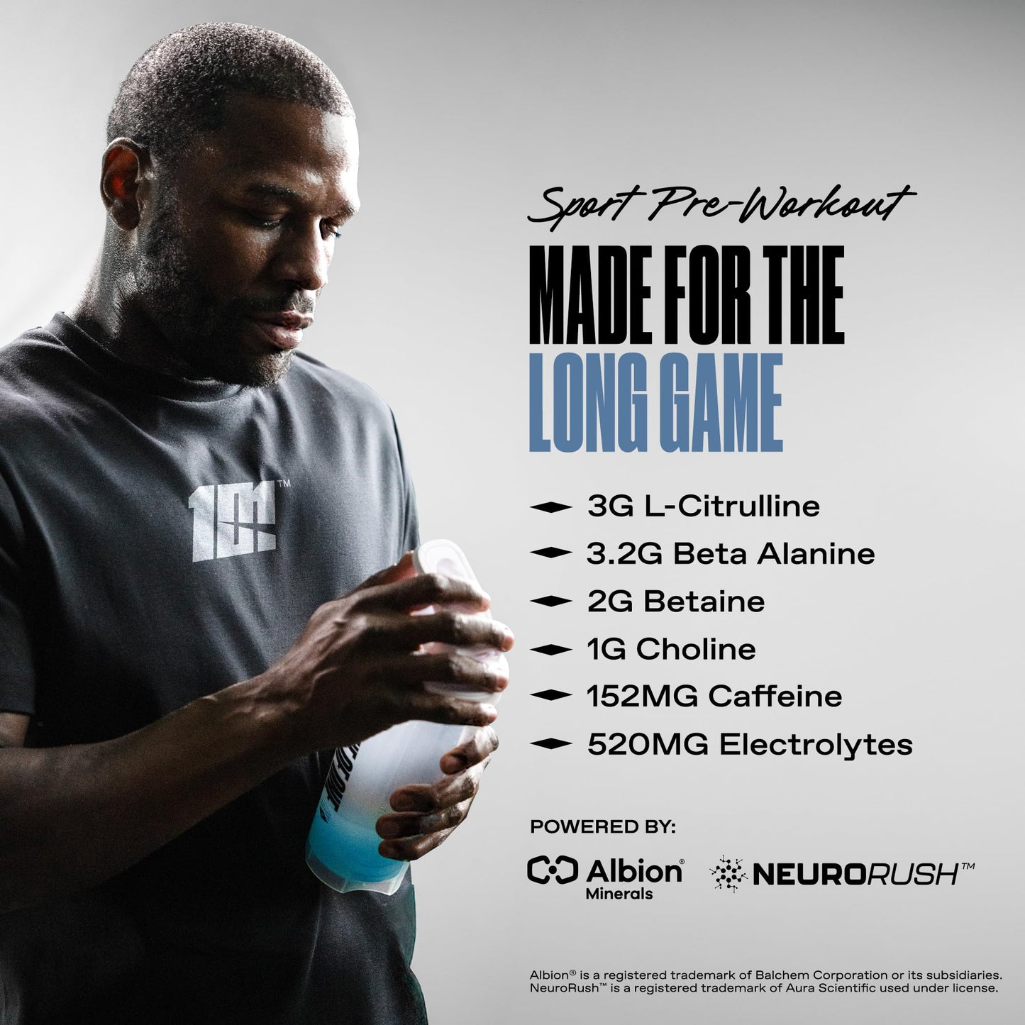 ONE OF ONE Sport Pre-Workout Powder 1 Pound 30 Servings